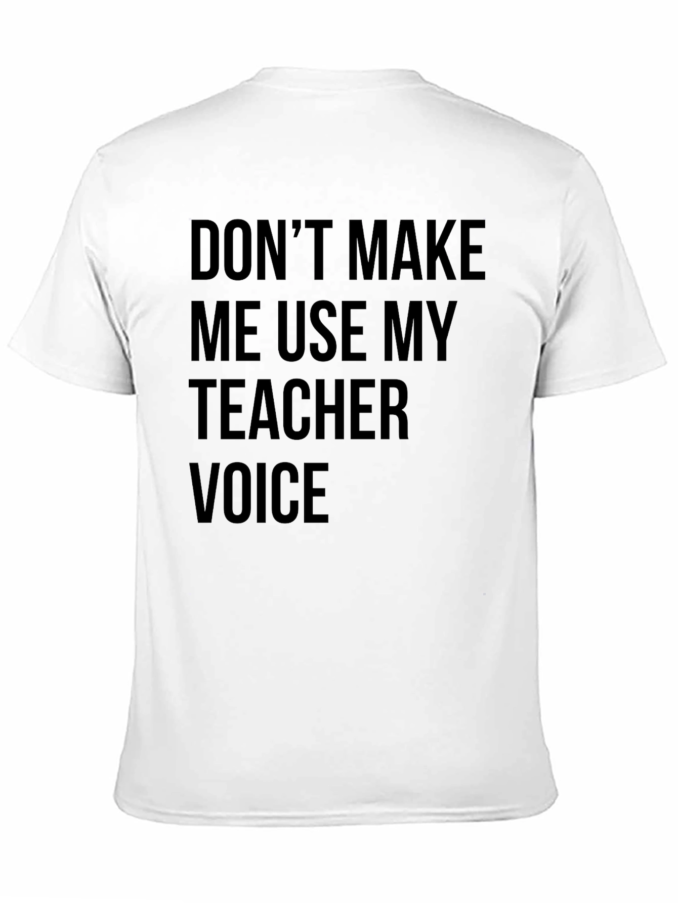 Black Teacher Voice T-Shirt - Funny Teaching Gift view 11