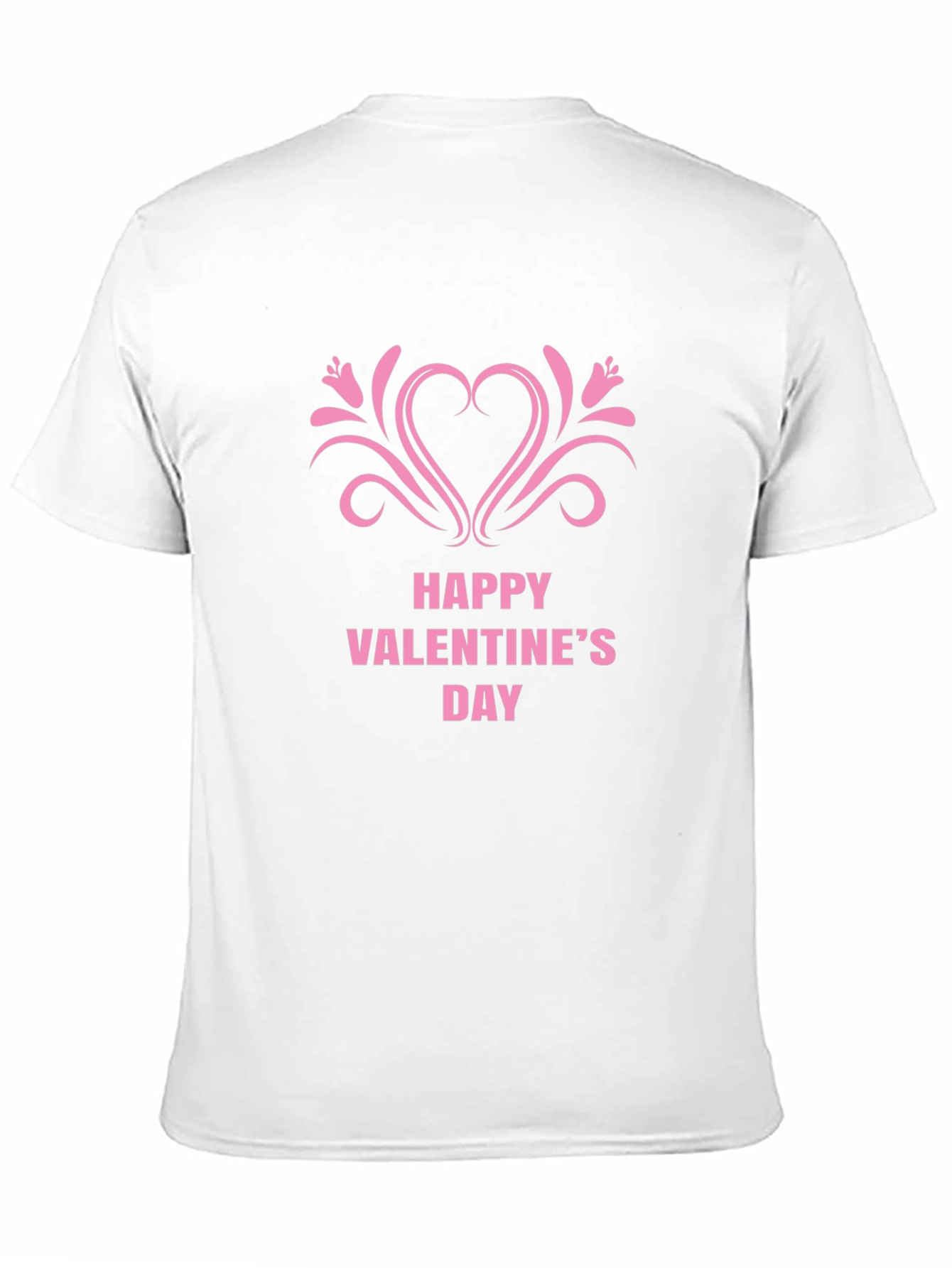 Black Happy Valentine's Day Graphic Tee - Black view 11