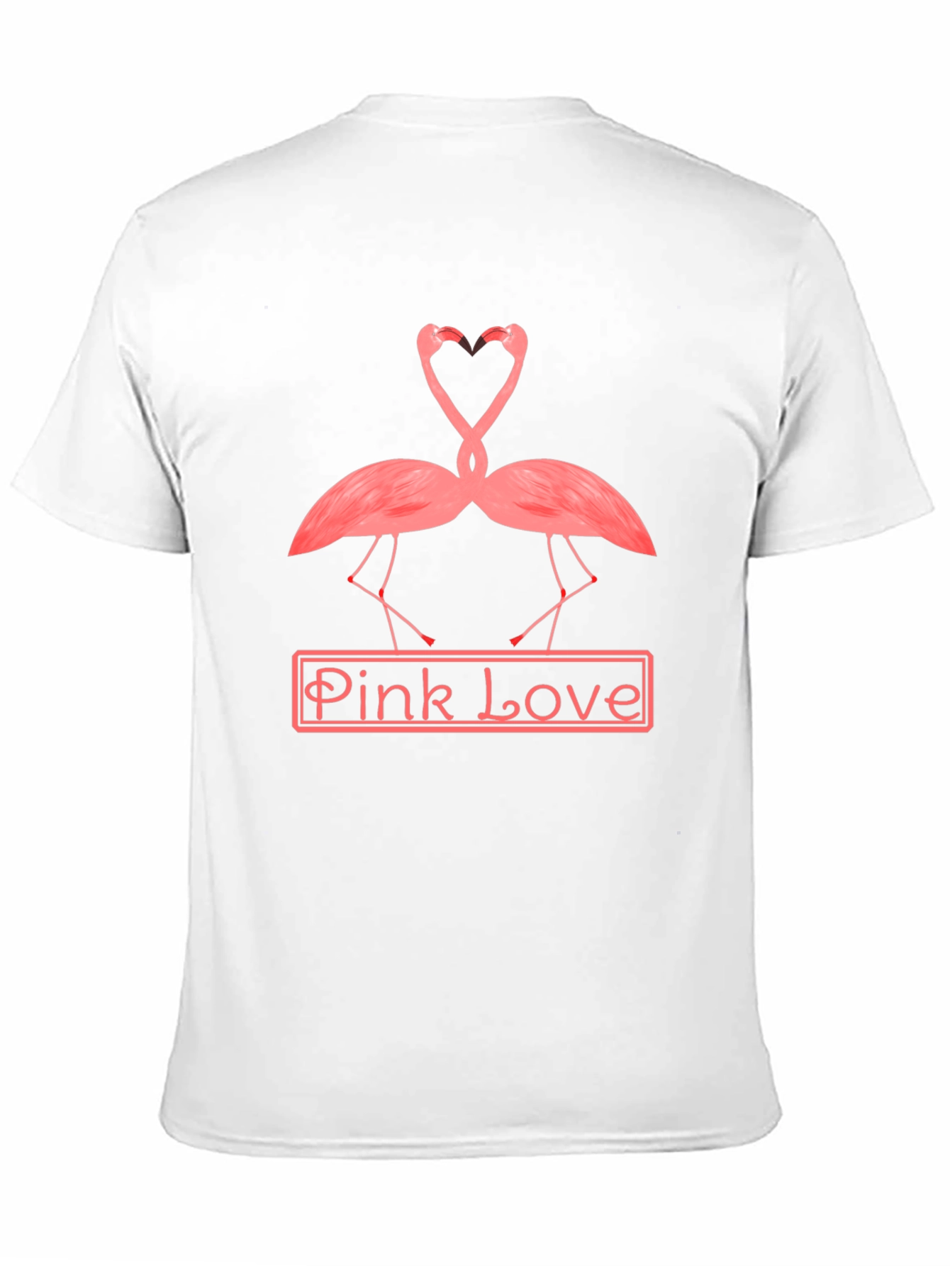 Black Pink Love Flamingo Graphic Tee view 11