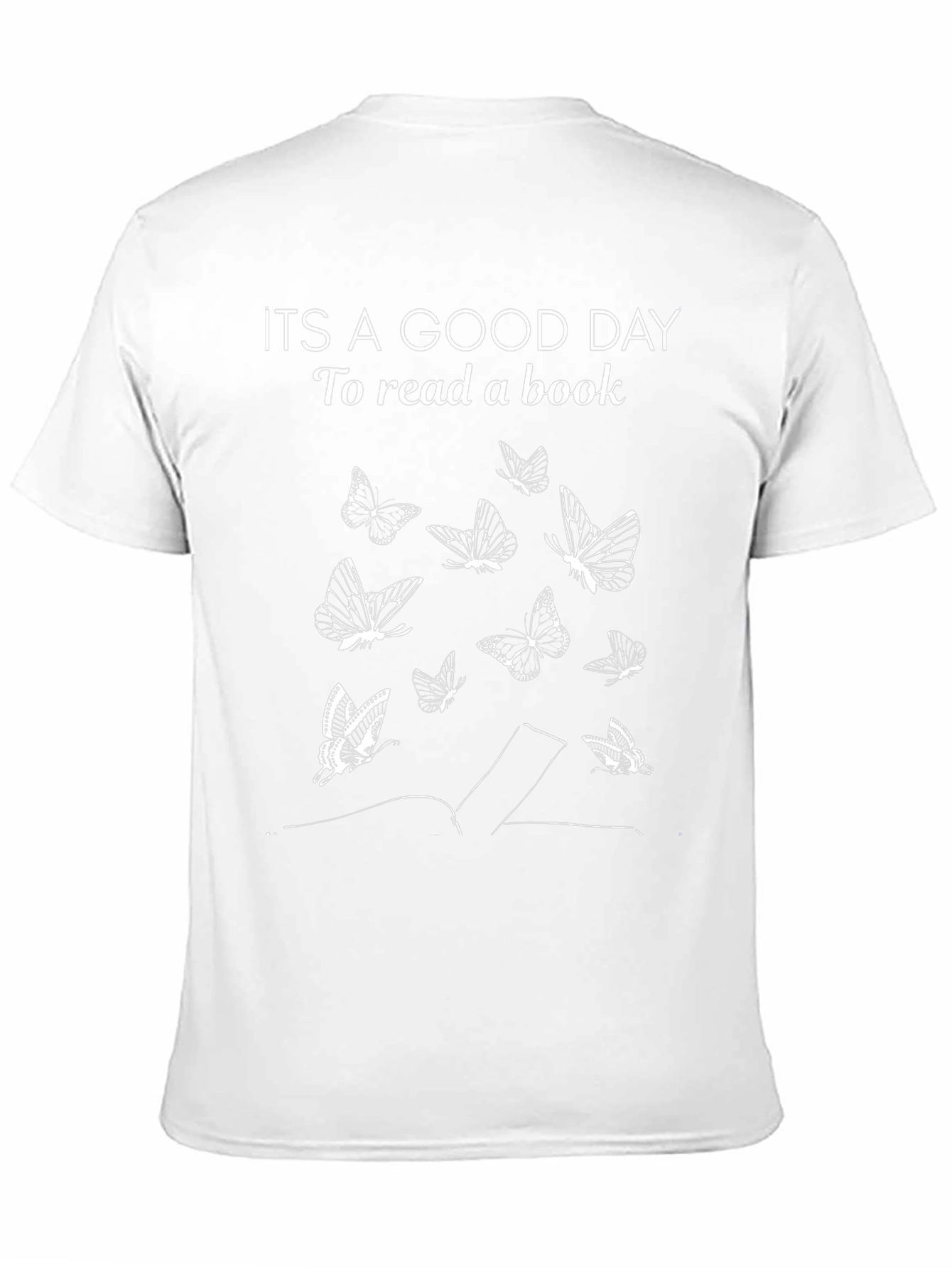 Black It's A Good Day To Read A Book Tee view 11