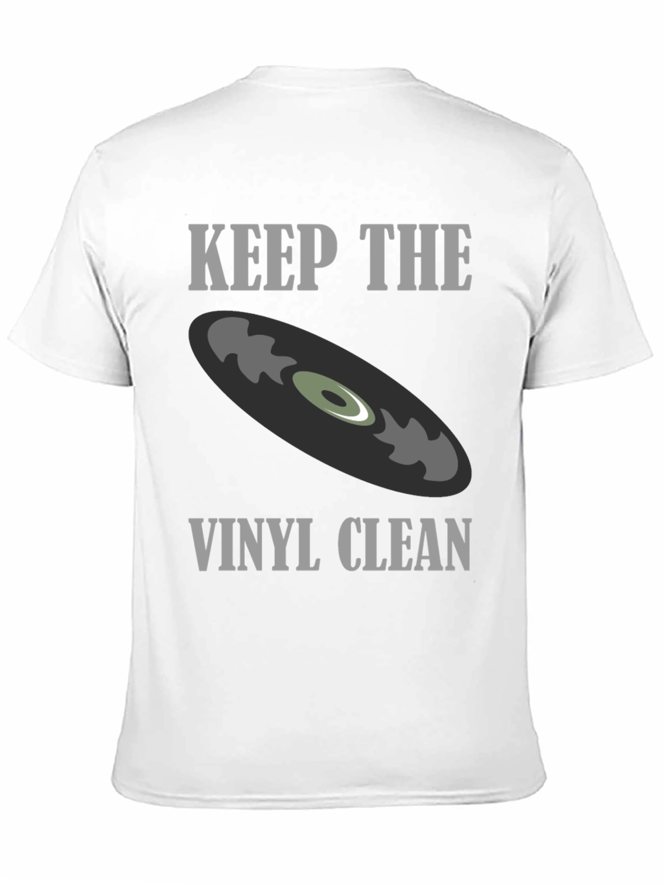 Black Keep The Vinyl Clean Graphic Tee view 11