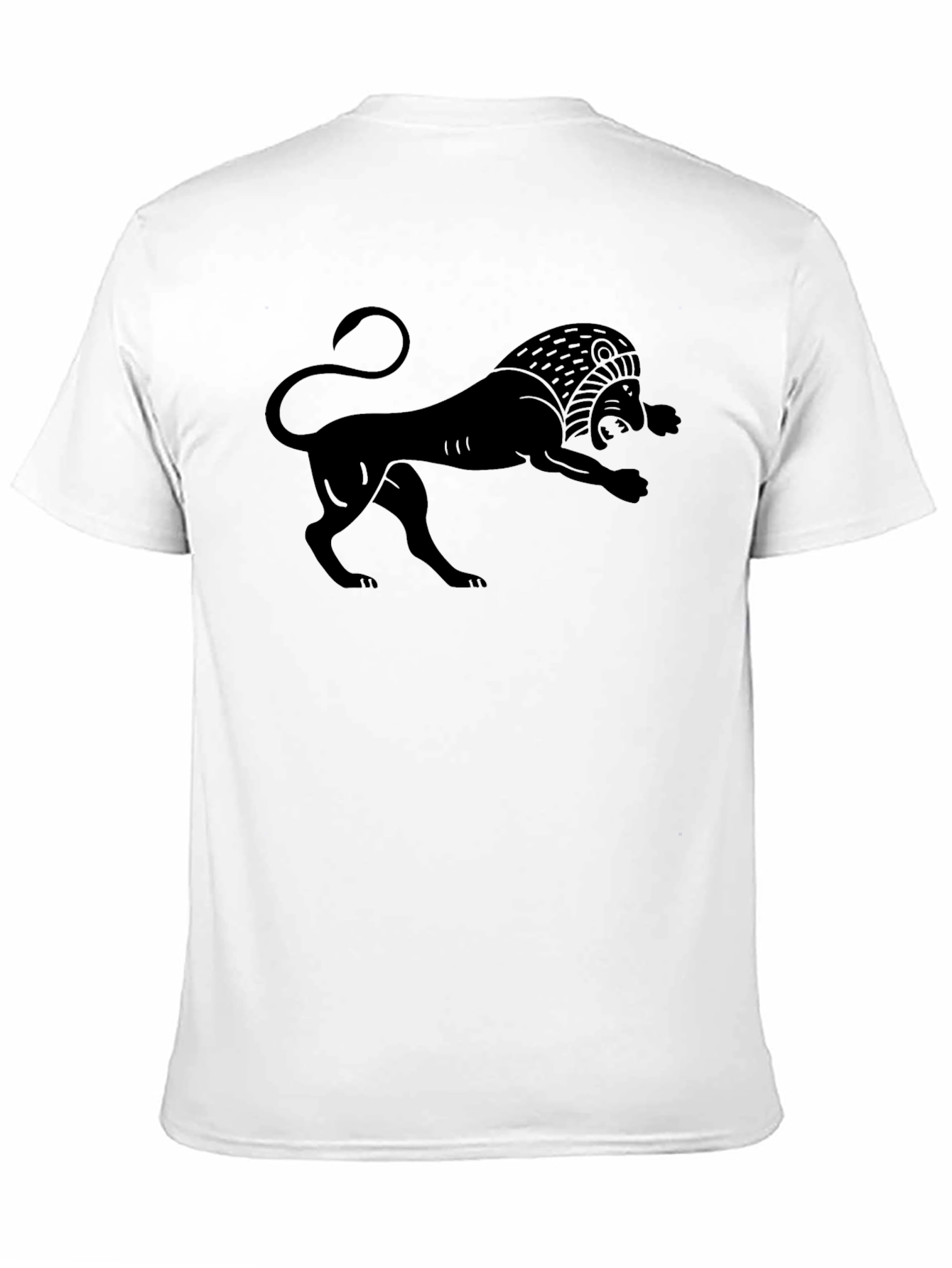 Black Black Lion Graphic Tee - Bold Statement Shirt view 11