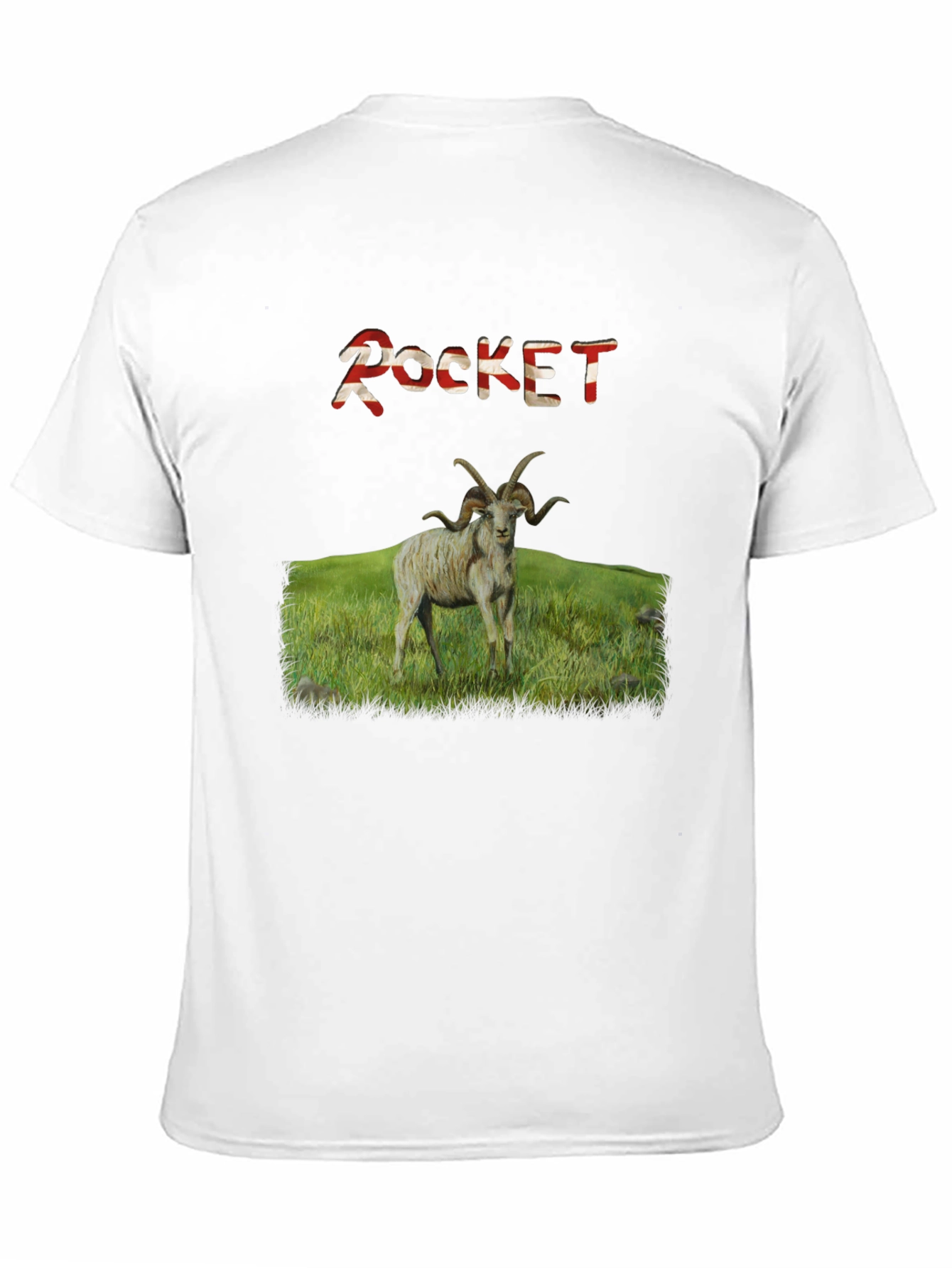 Black Rocket Ram Graphic T-Shirt - Premium Cotton Blend view 11