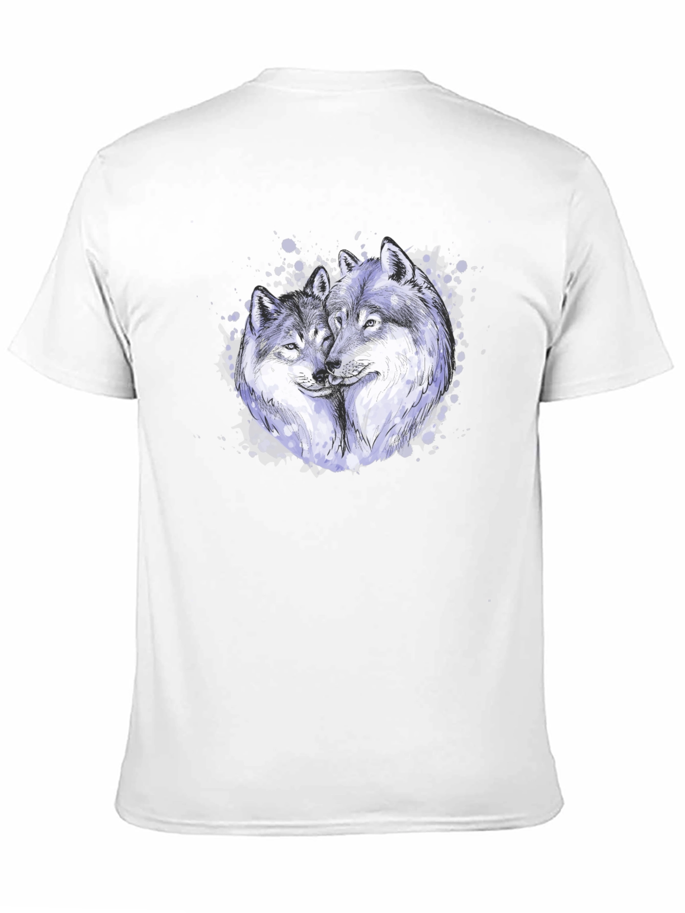 Black Wolf Love T-Shirt view 11
