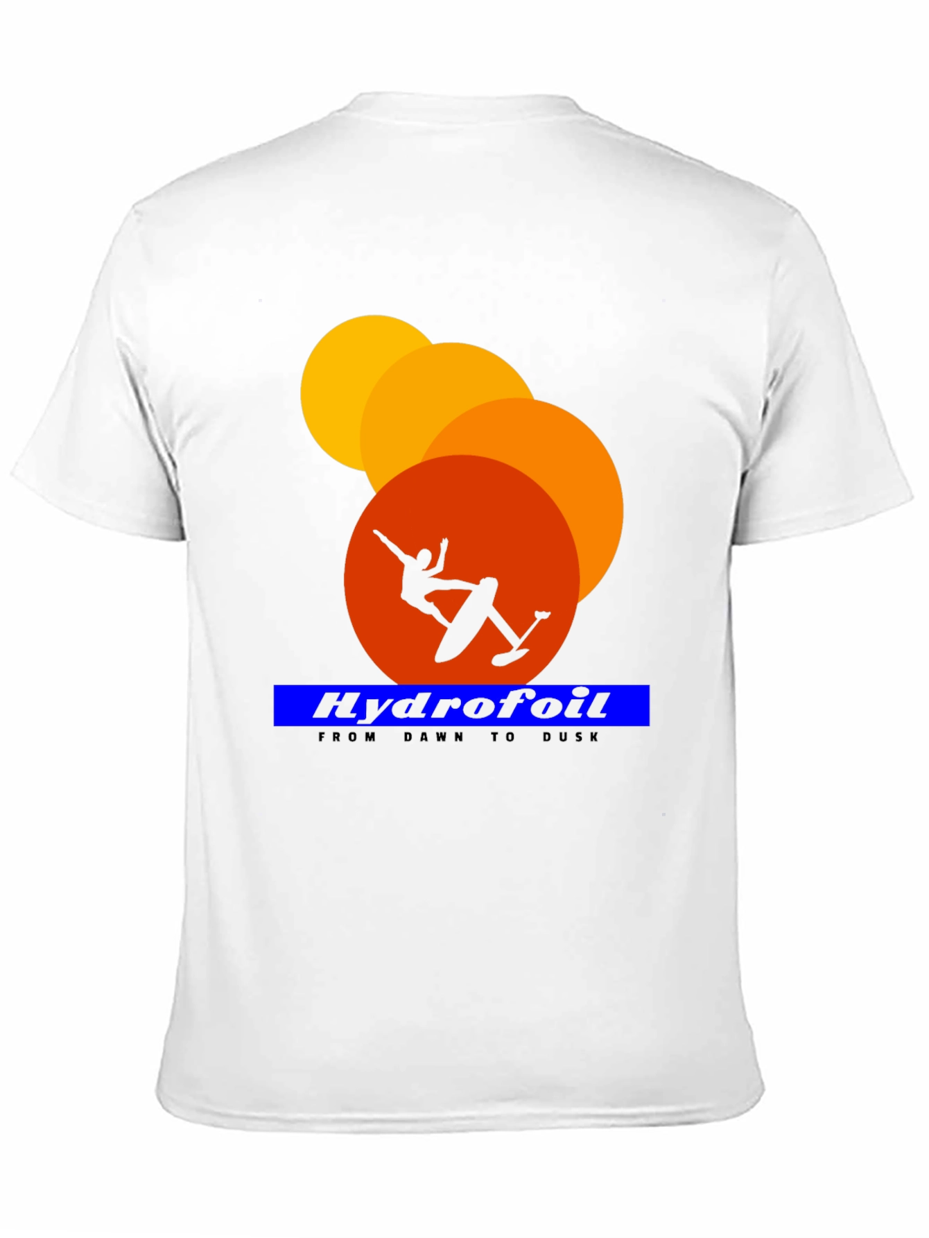 Black Hydrofoil T-Shirt - Dawn to Dusk Surf Style view 11