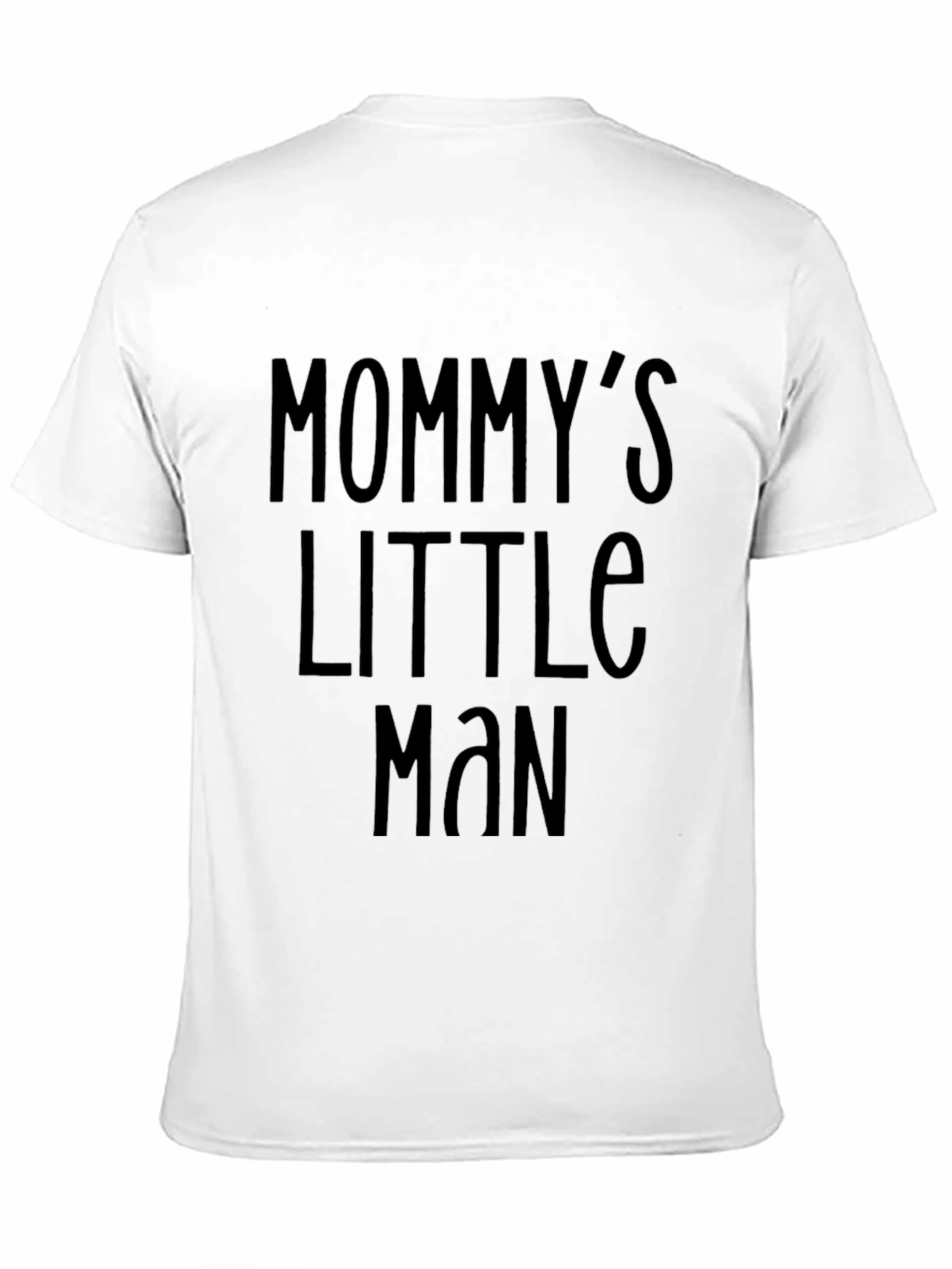 Black Mommy's Little Man Black Tee view 11