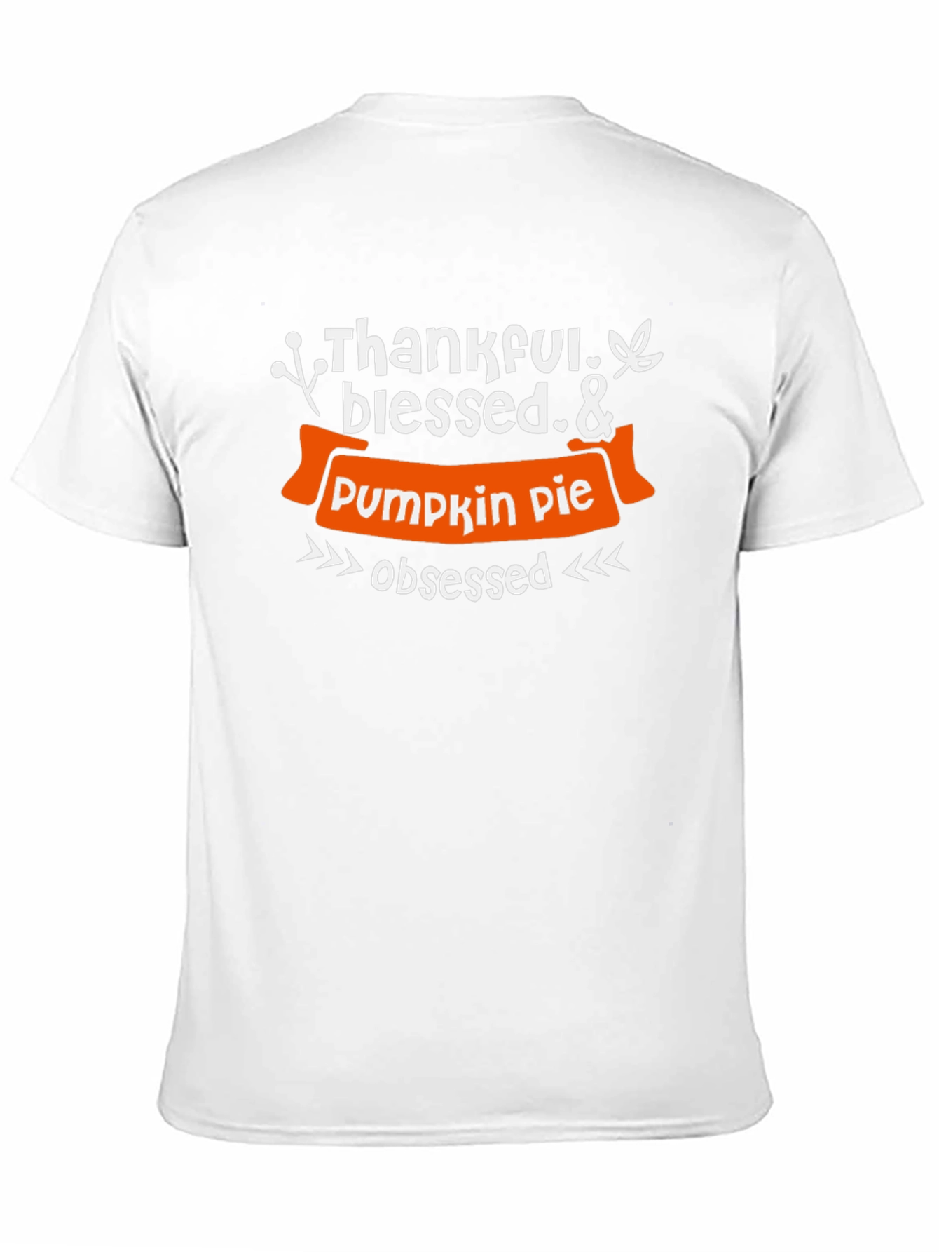 Black Thankful Blessed & Pumpkin Pie Obsessed T-Shirt view 11