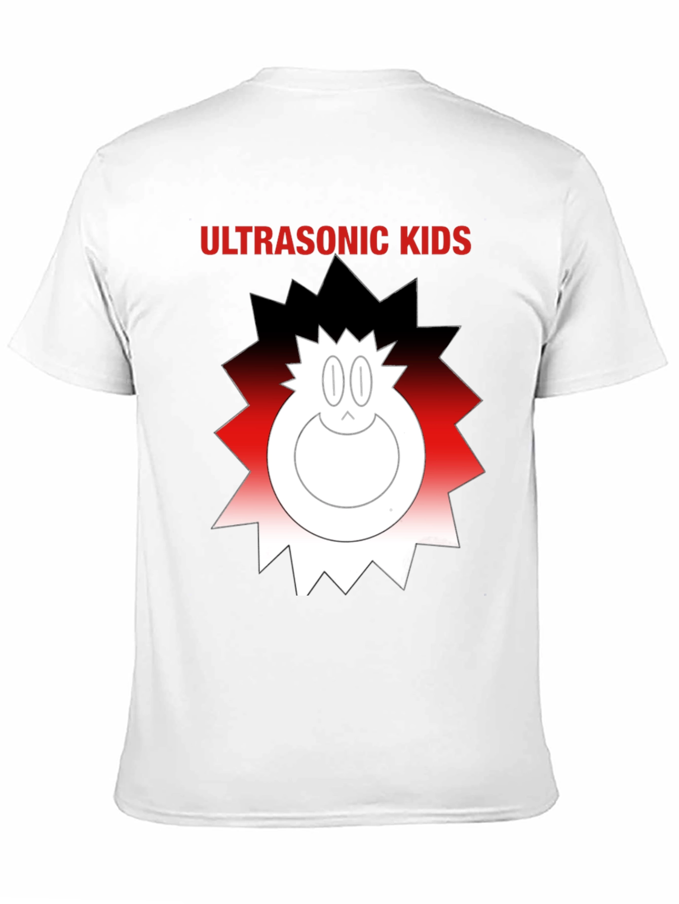 Black Ultrasonic Kids Graphic Tee - Funky Cartoon Design view 11