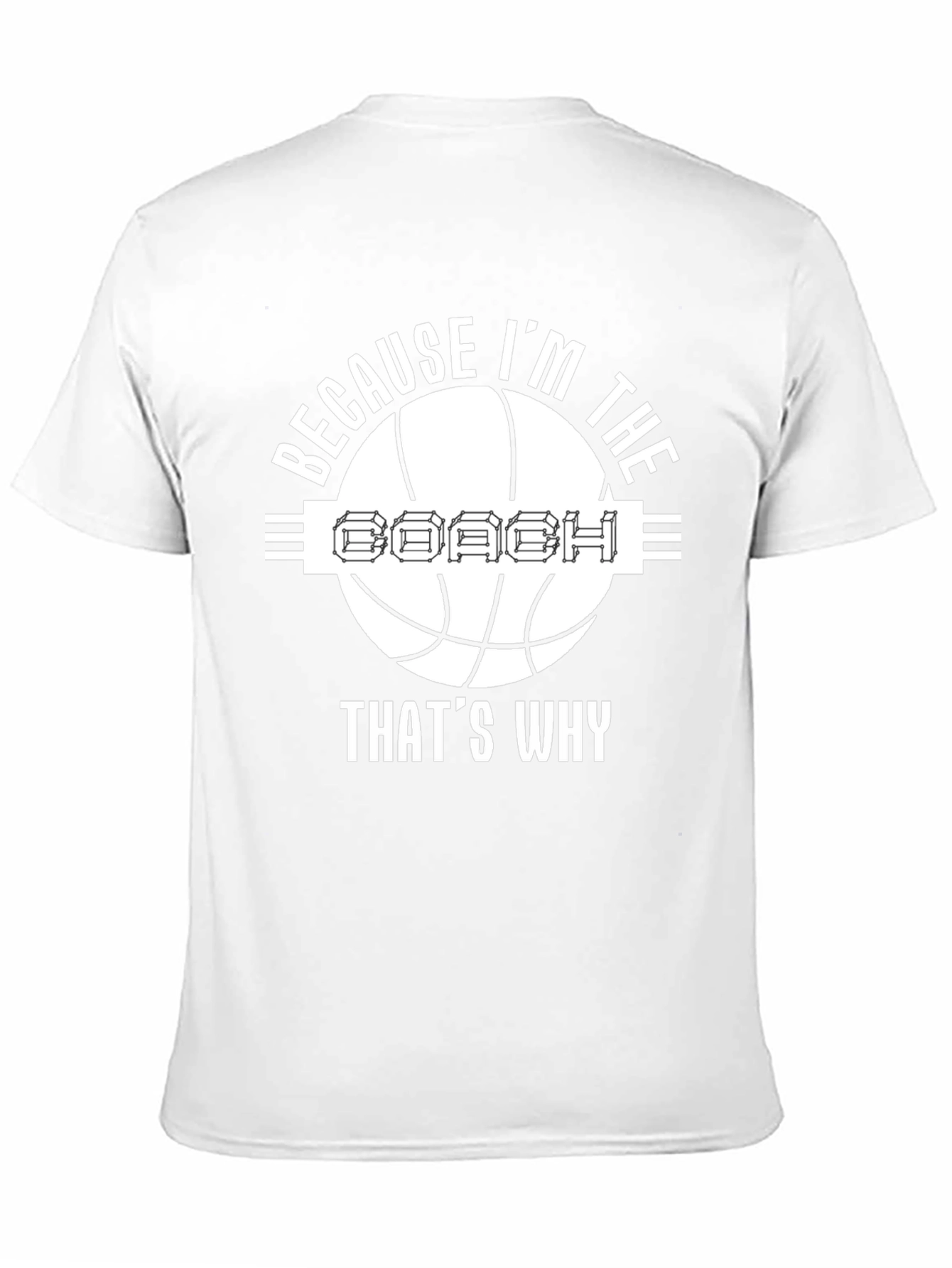 Black Because I'm The Coach T-Shirt view 11