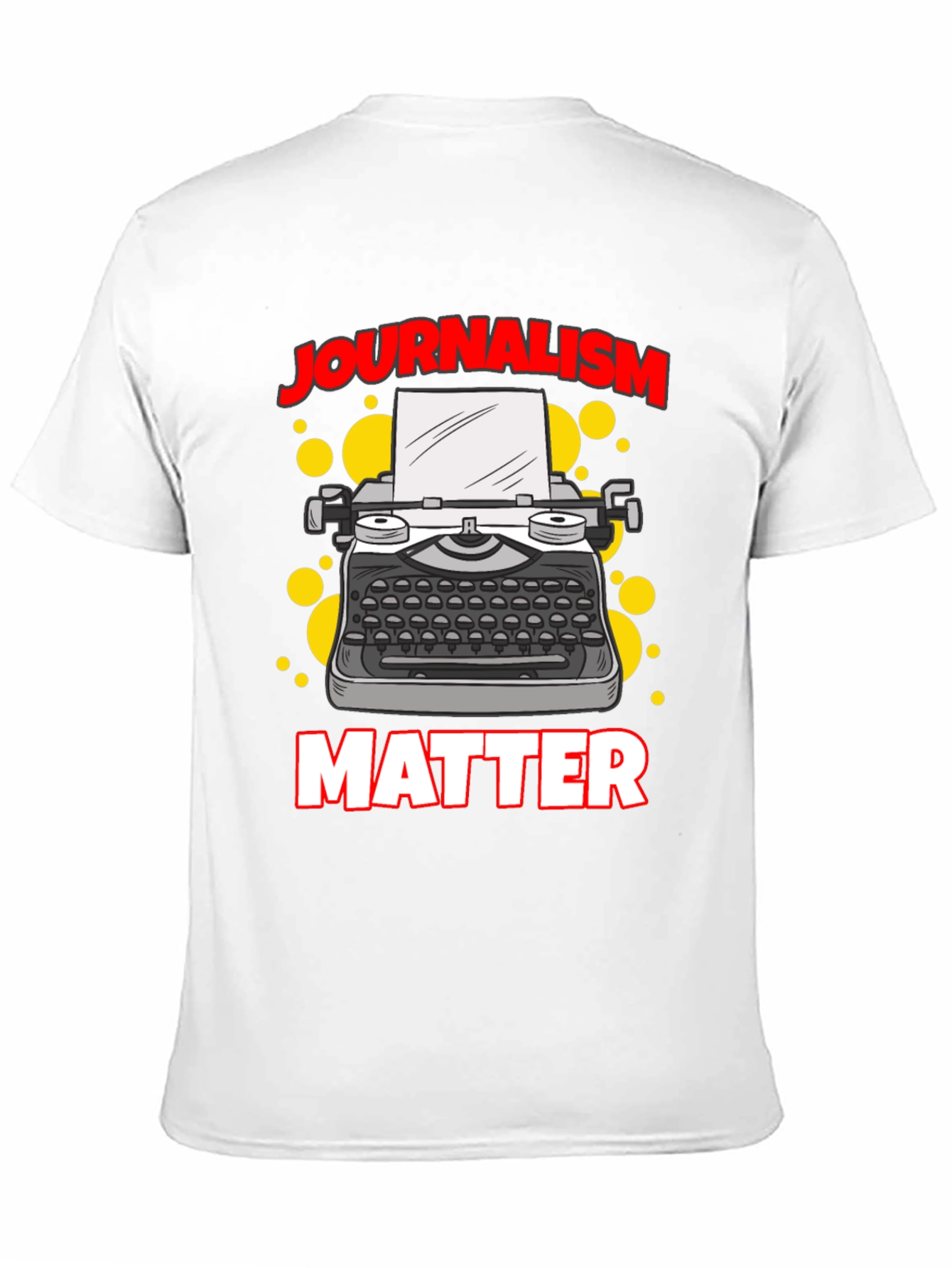 Black Journalism Matters Graphic Tee - Black T-Shirt view 11