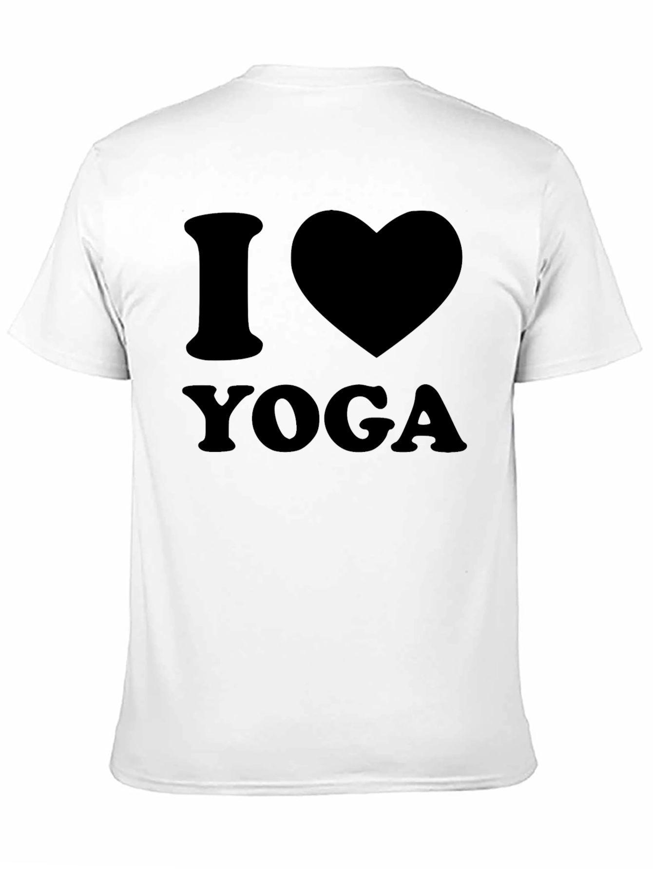 Black I Heart Yoga Black T-Shirt view 11