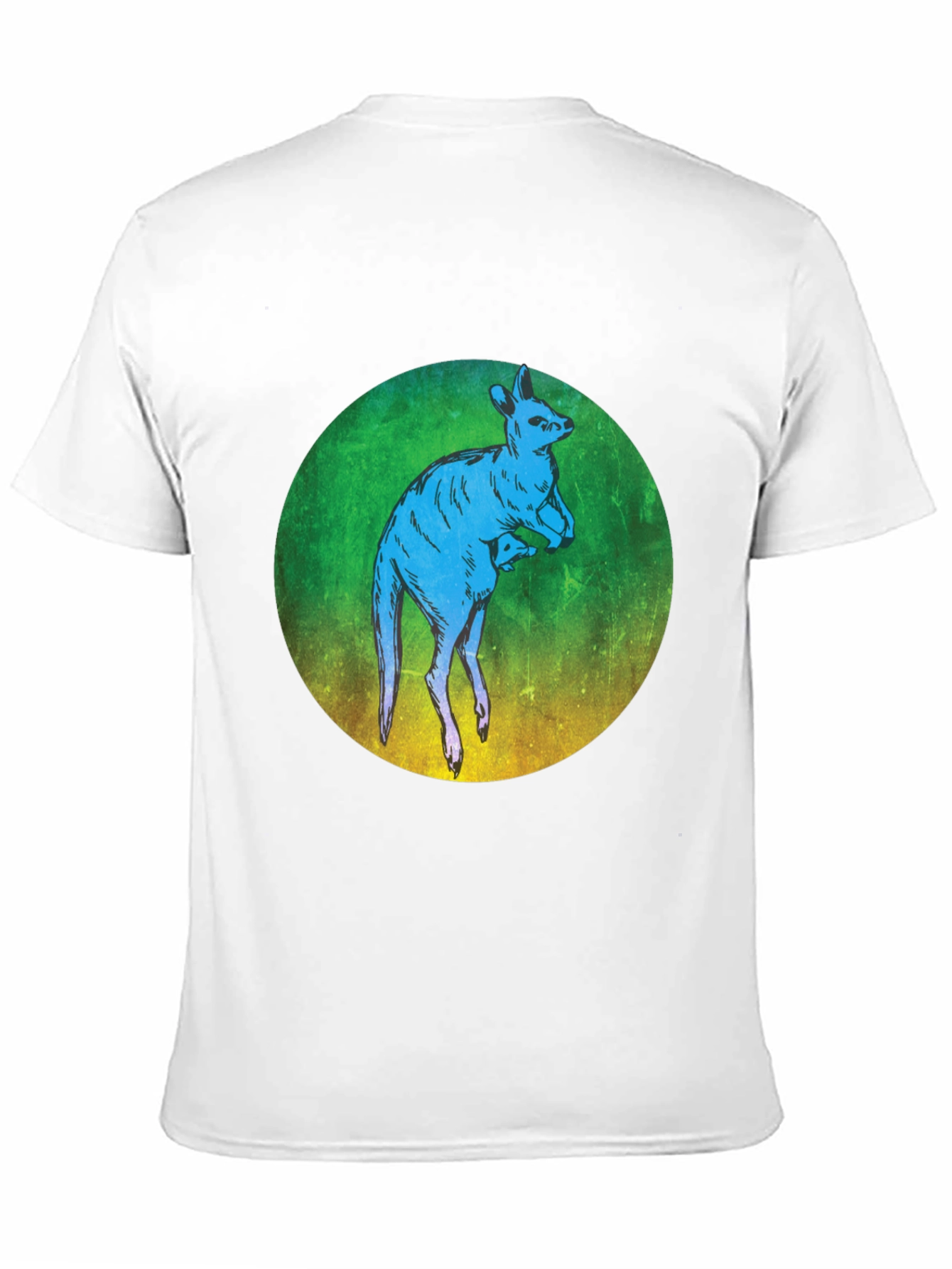 Black Kangaroo Graphic T-Shirt - Unique Animal Design view 11