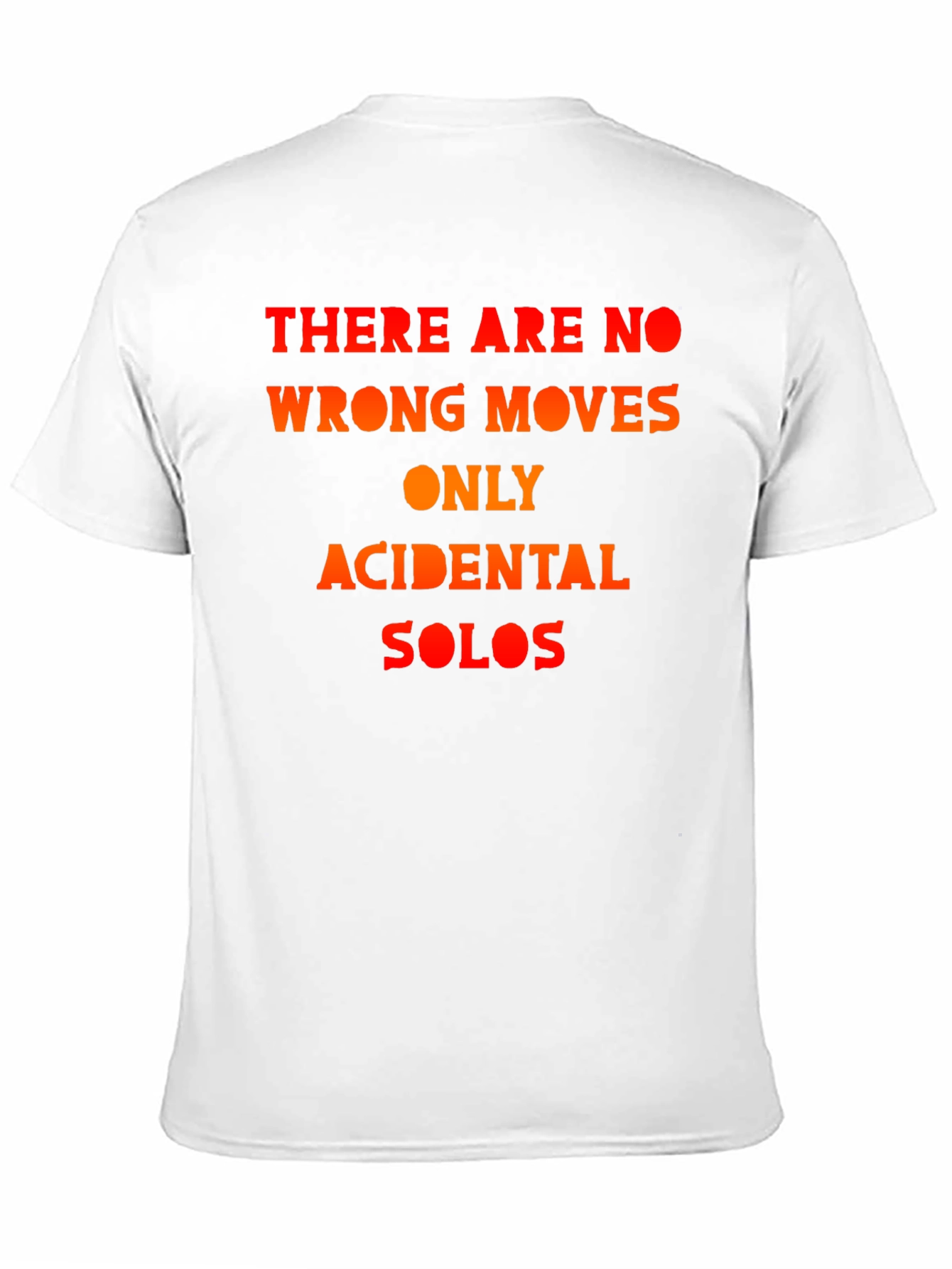 Black Funny "Accidental Solos" Black T-Shirt view 11