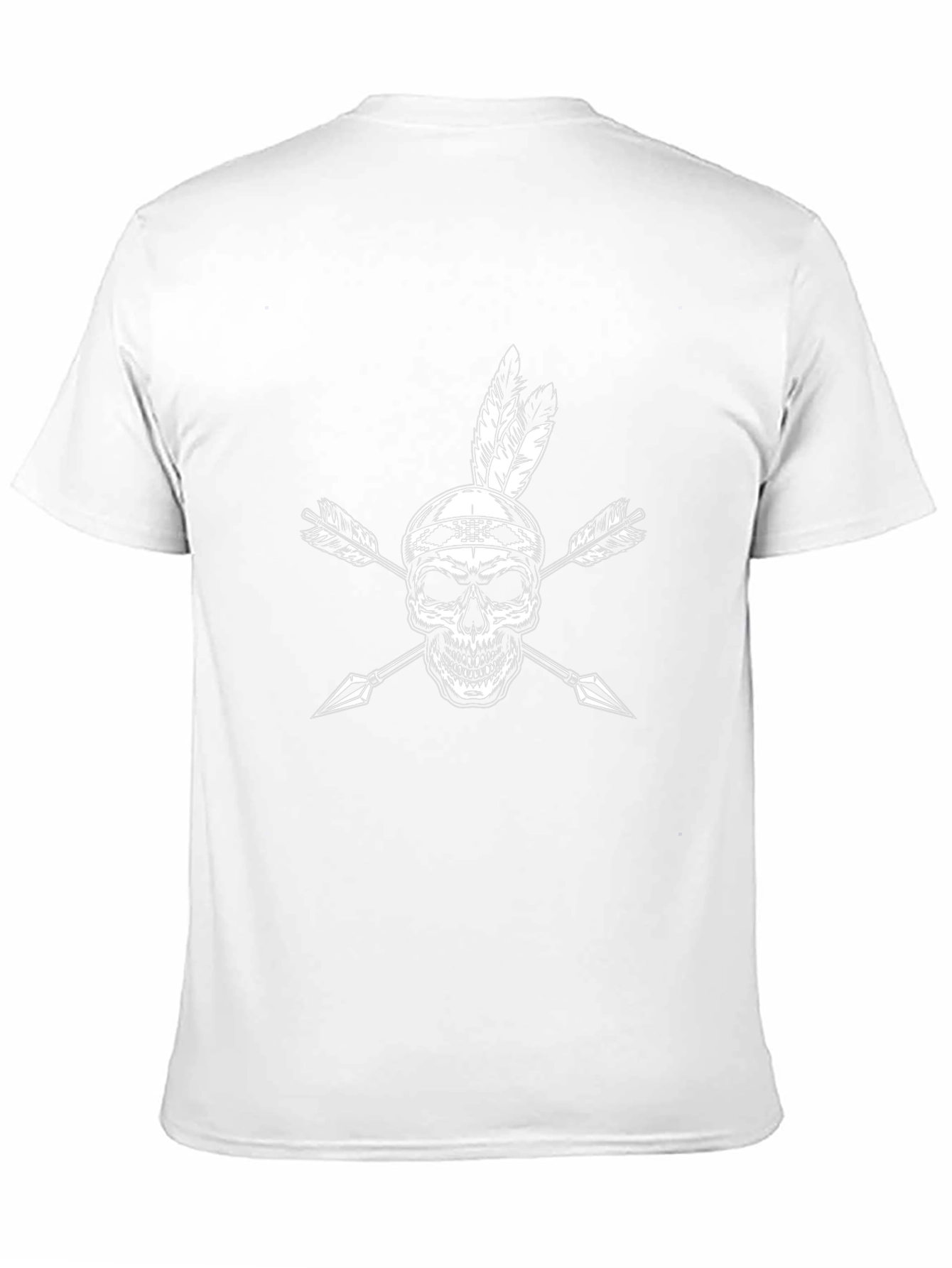 Black Skull & Arrow Graphic T-Shirt view 11