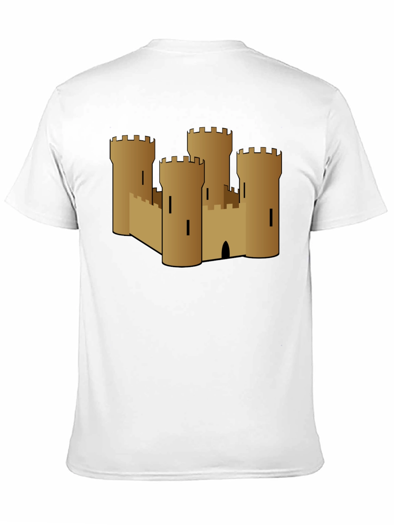 Black Castle Graphic Tee - Medieval Style view 11