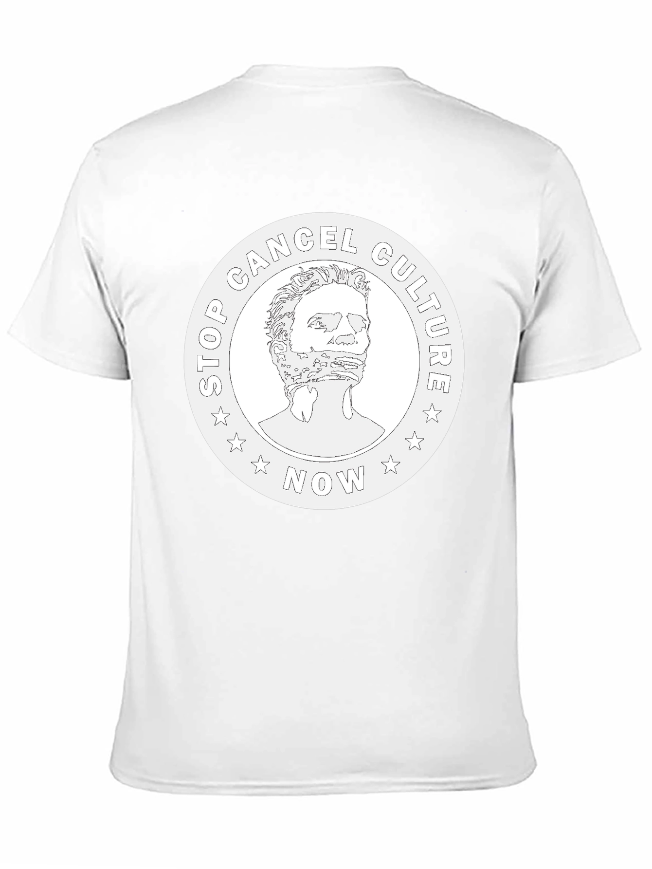 Black Stop Cancel Culture Now Graphic Tee - Black view 11