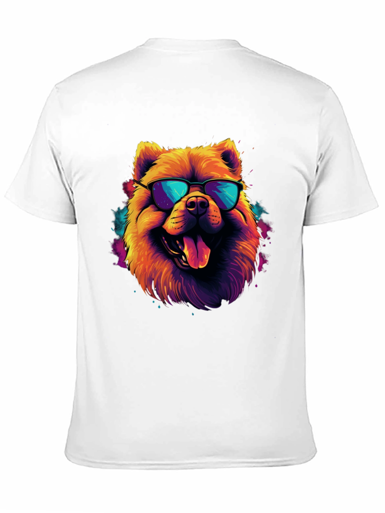 Black Cool Dog Graphic Tee - Funky Style view 11