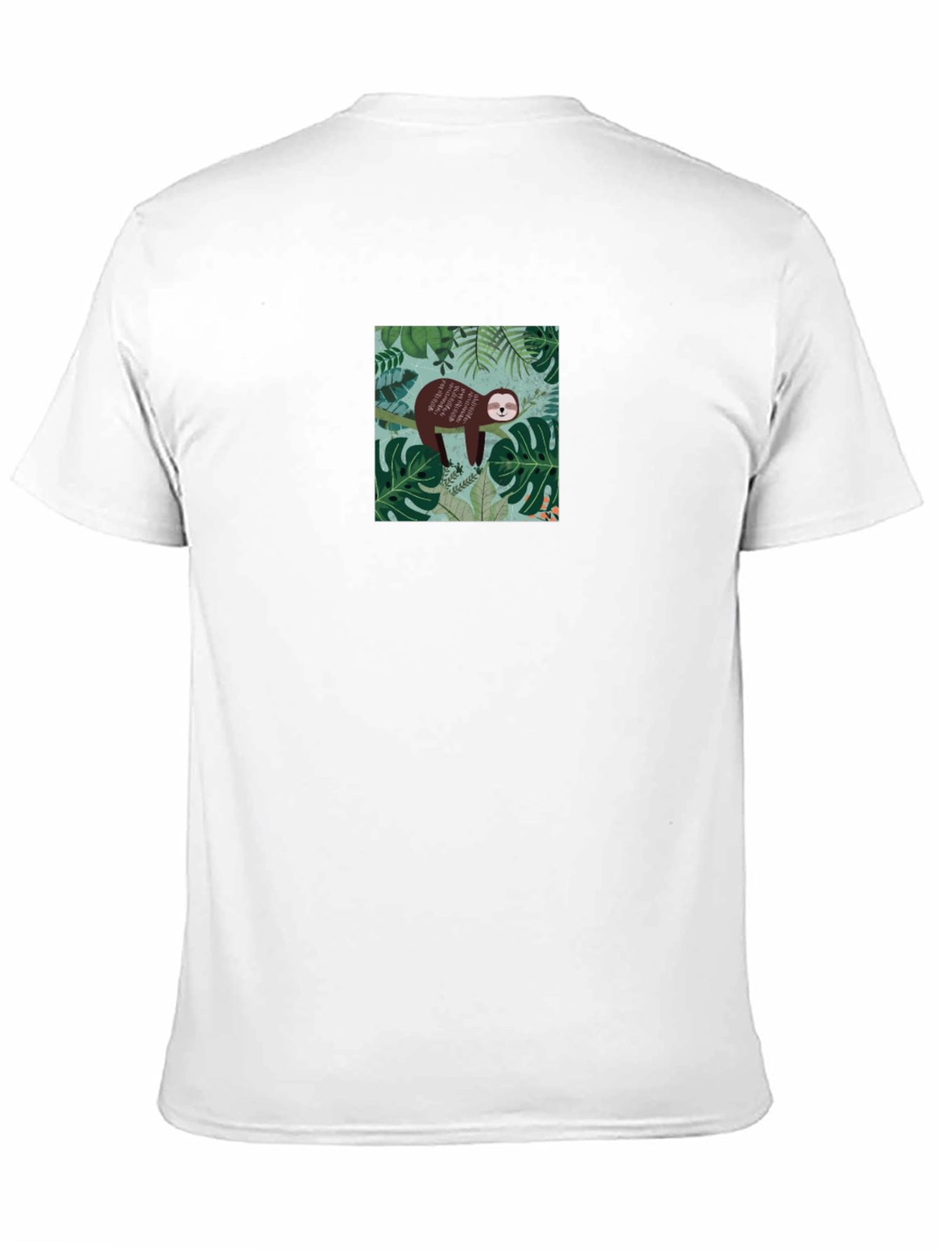 Black Sloth Graphic T-Shirt - Relaxed Jungle Vibes view 11