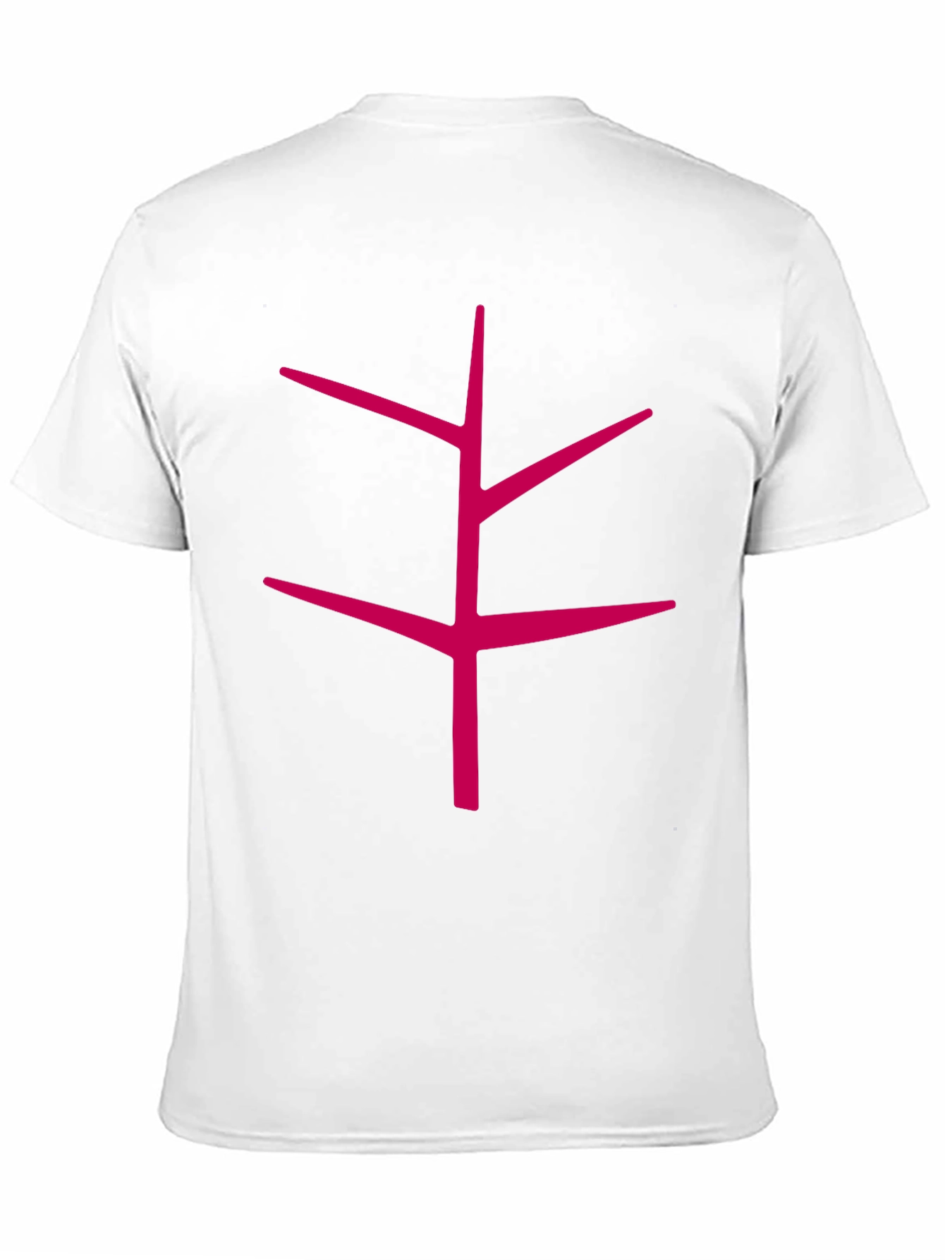 Black Modern Tree Branch Graphic Black T-Shirt view 11