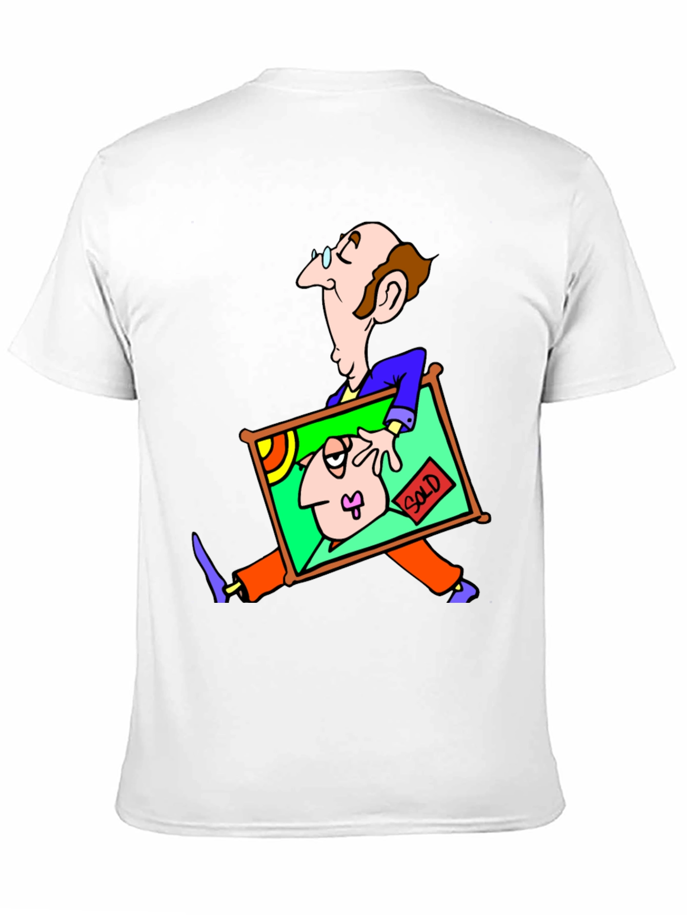 Black Cartoon Art T-Shirt - Whimsical Graphic Tee view 11