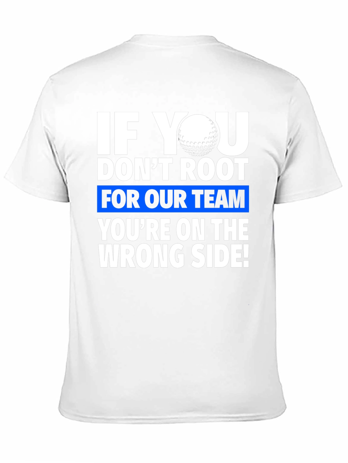 Black Golf Team T-Shirt - Root For Our Team Tee view 11