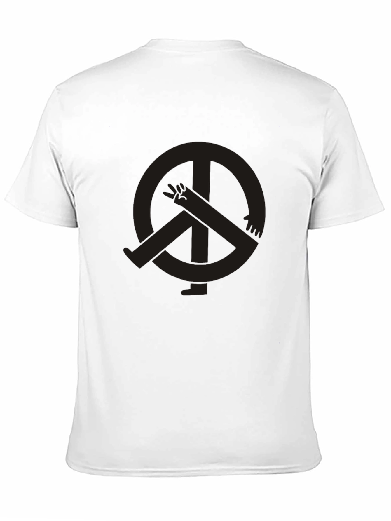 Black Peace Sign Tee view 11