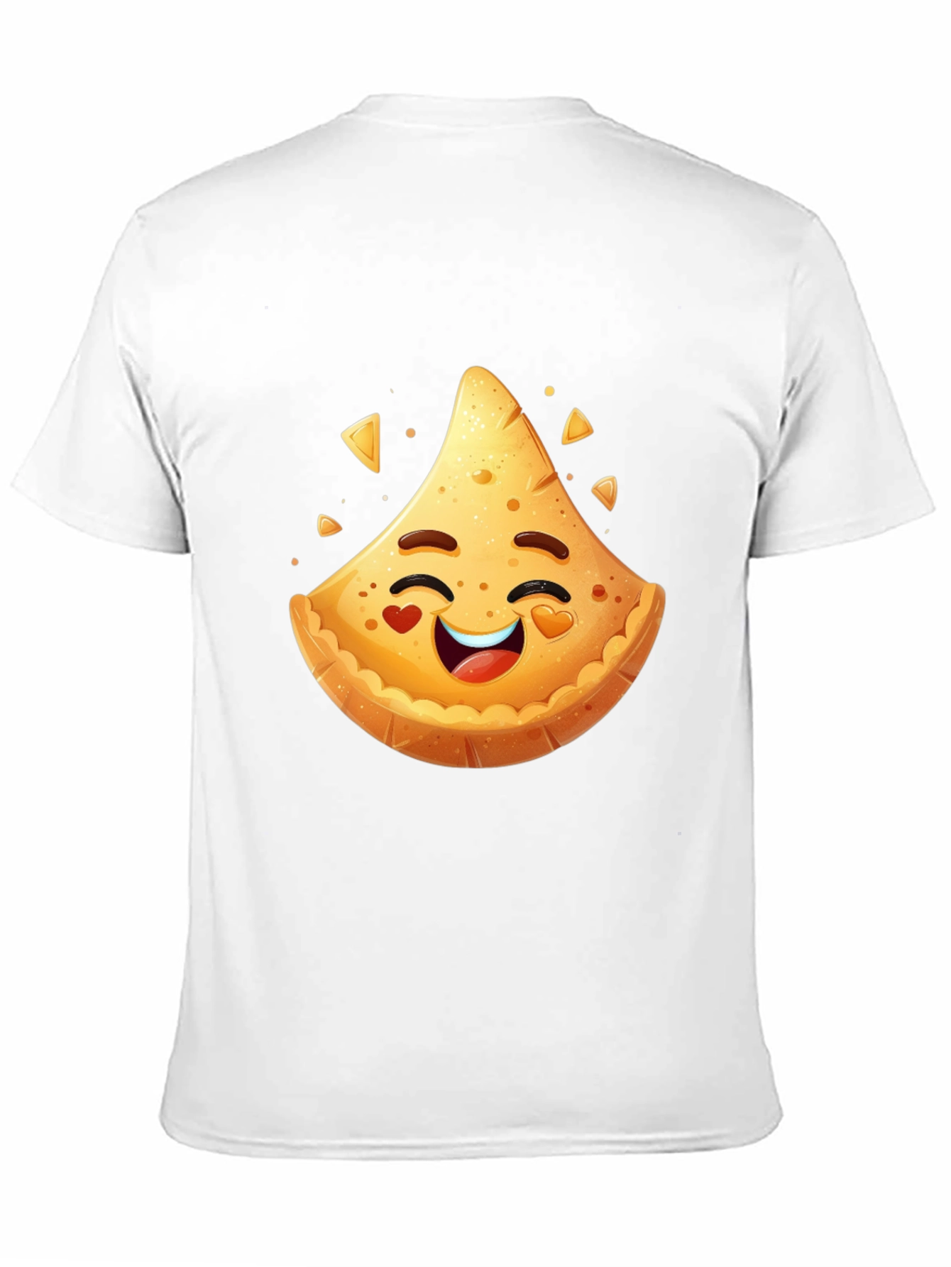 Black Cute Empanada Graphic Tee - Black Comfort Fit T-Shirt view 11