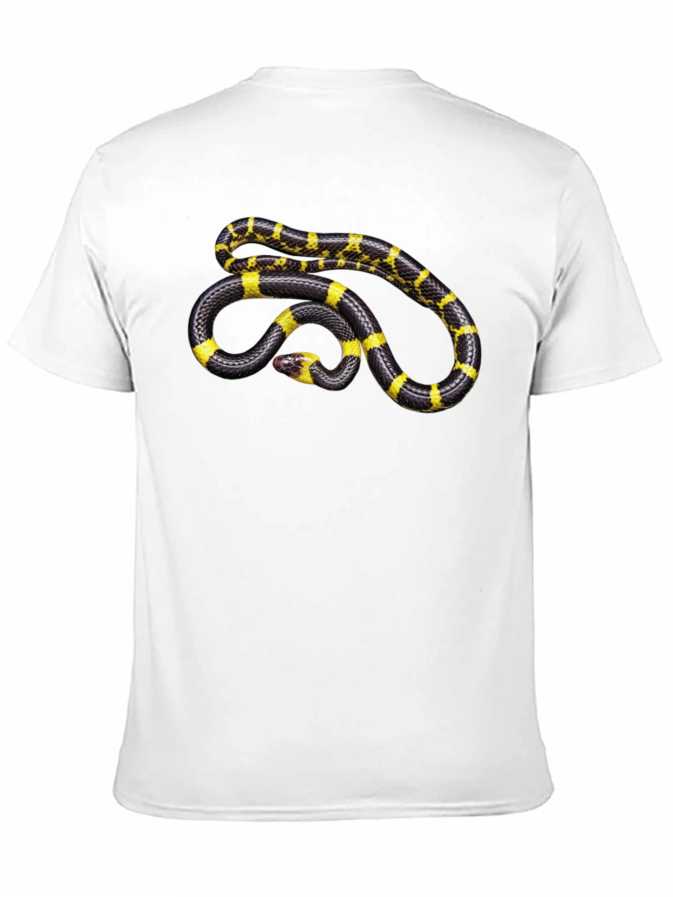 Black Snake Graphic T-Shirt - Black Cotton Tee view 11