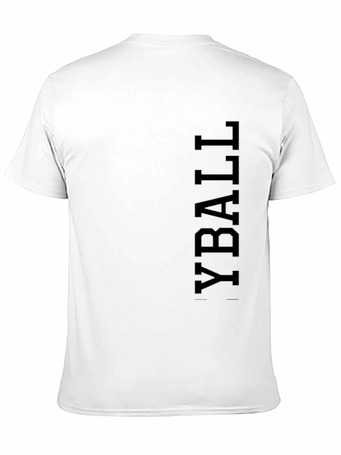 Black Black Yball T-Shirt Casual Wear view 11