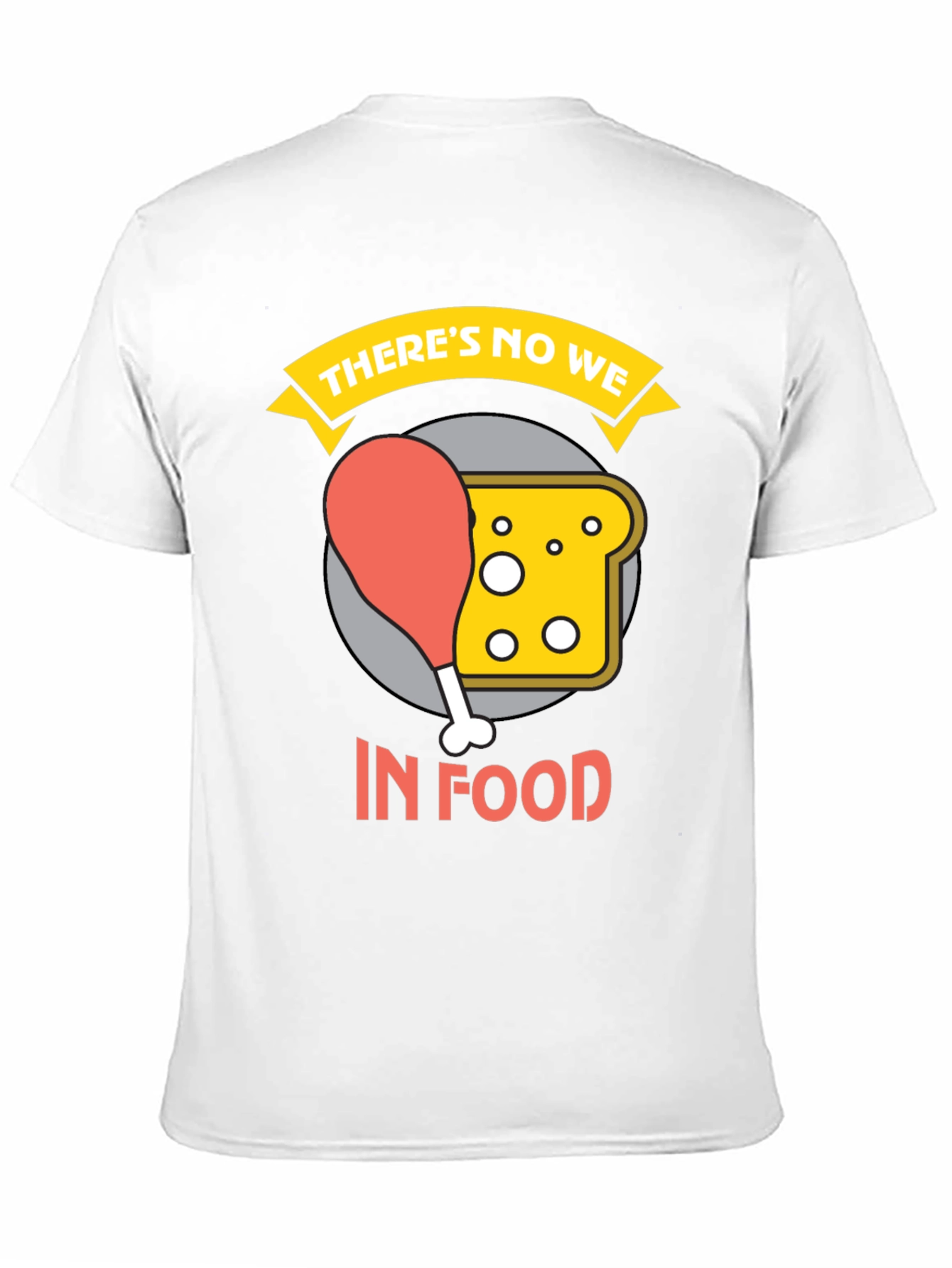 Black There's No We In Food Graphic Tee view 11