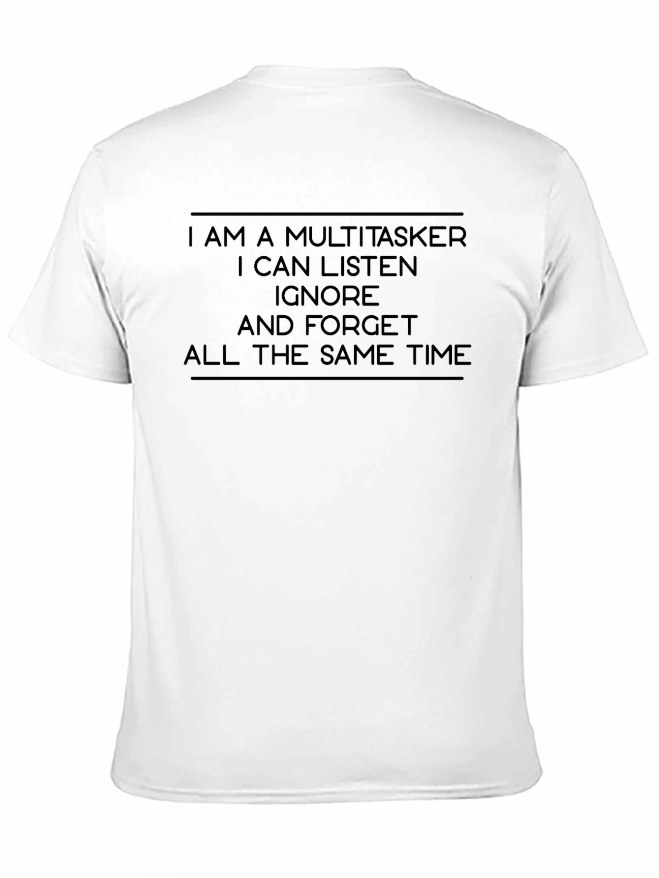Black Multitasker Black Graphic Tee view 11