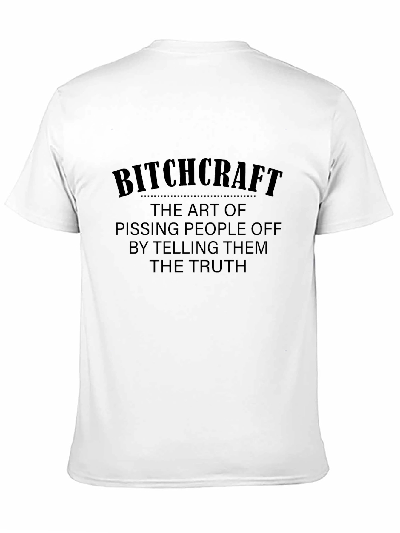 Black Bitchcraft Funny Sarcastic T-Shirt view 11