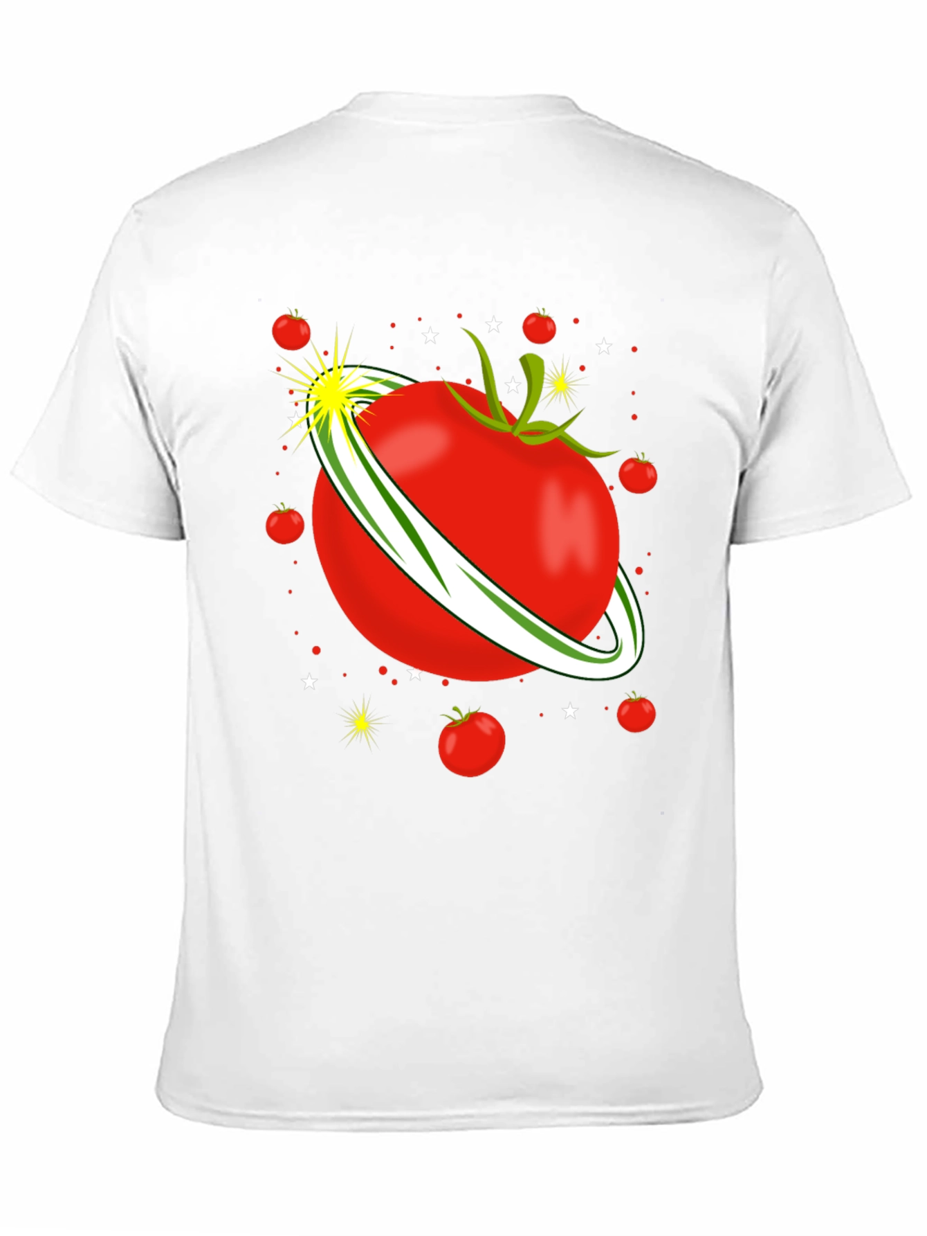 Black Tomato Planet Graphic T-Shirt view 11