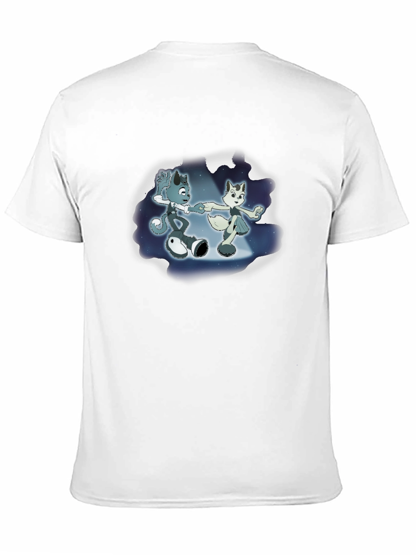 Black Cartoon Dance T-Shirt view 11