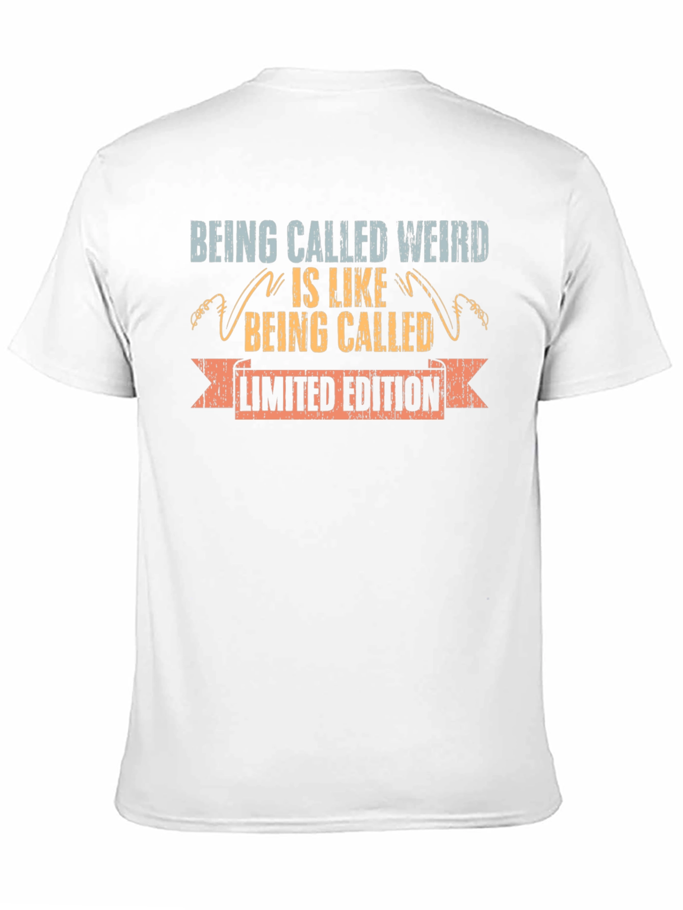 Black Being Called Weird Limited Edition Graphic T-Shirt view 11