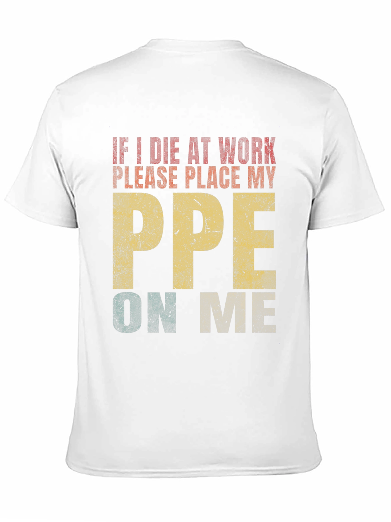 Black Funny PPE Work Shirt - Wear Your Safety Gear! view 11