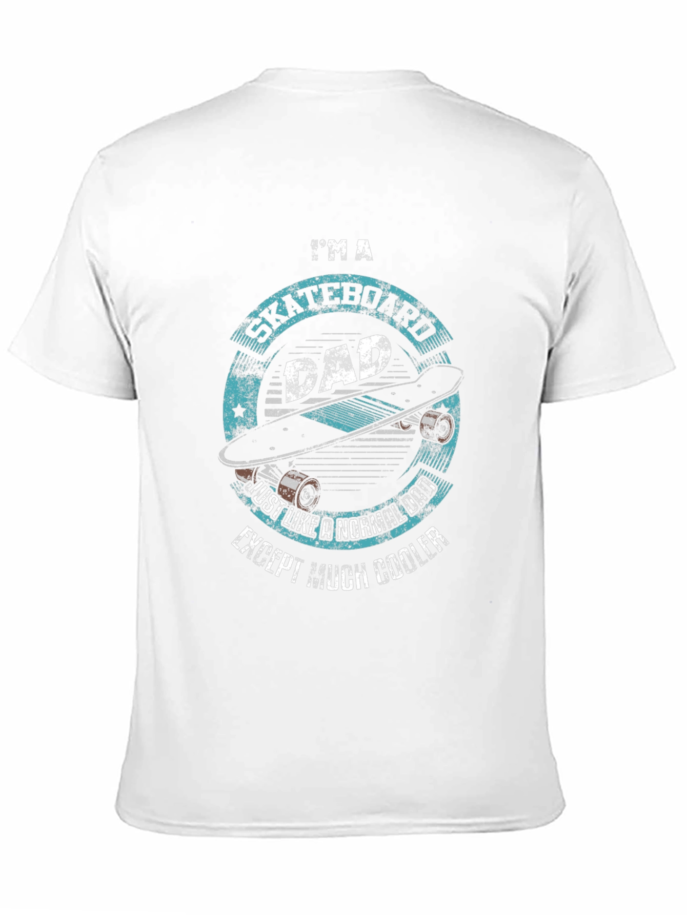 Black Skateboard Dad Graphic Tee - Cool & Comfortable view 11