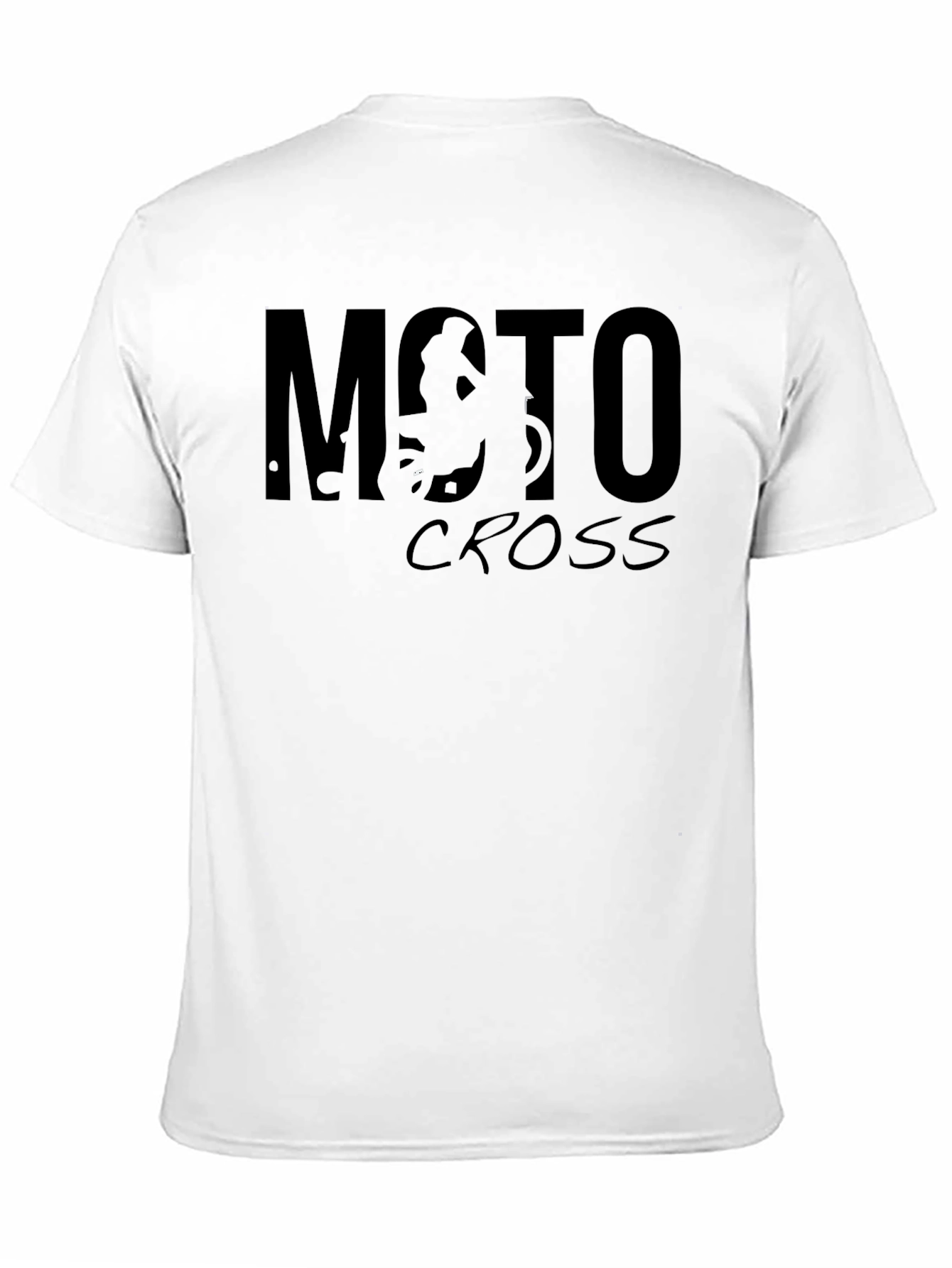 Black Moto Cross Graphic T-Shirt - Black view 11