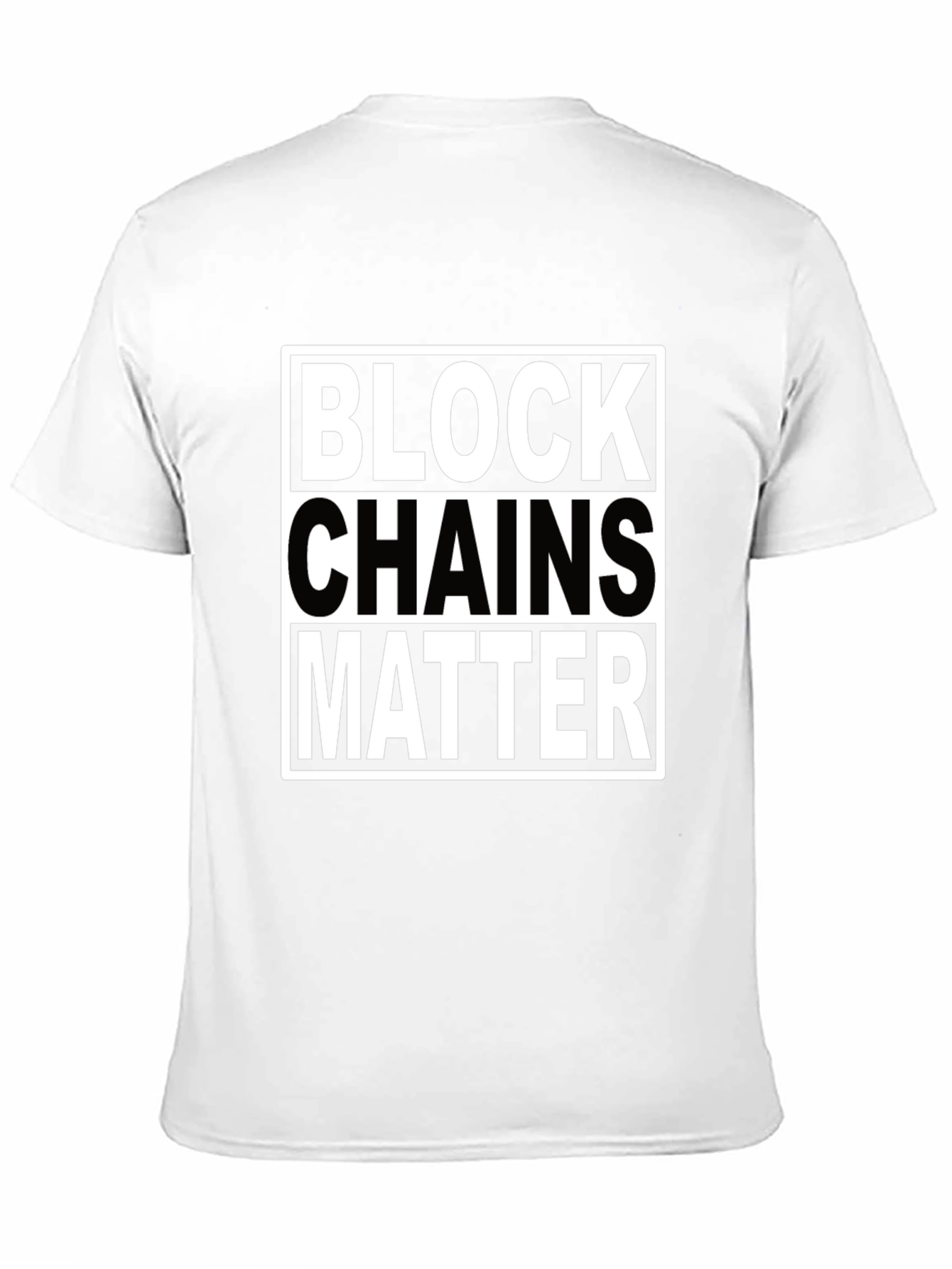 Black Blockchains Matter T-Shirt - Bold Graphic Tee view 11