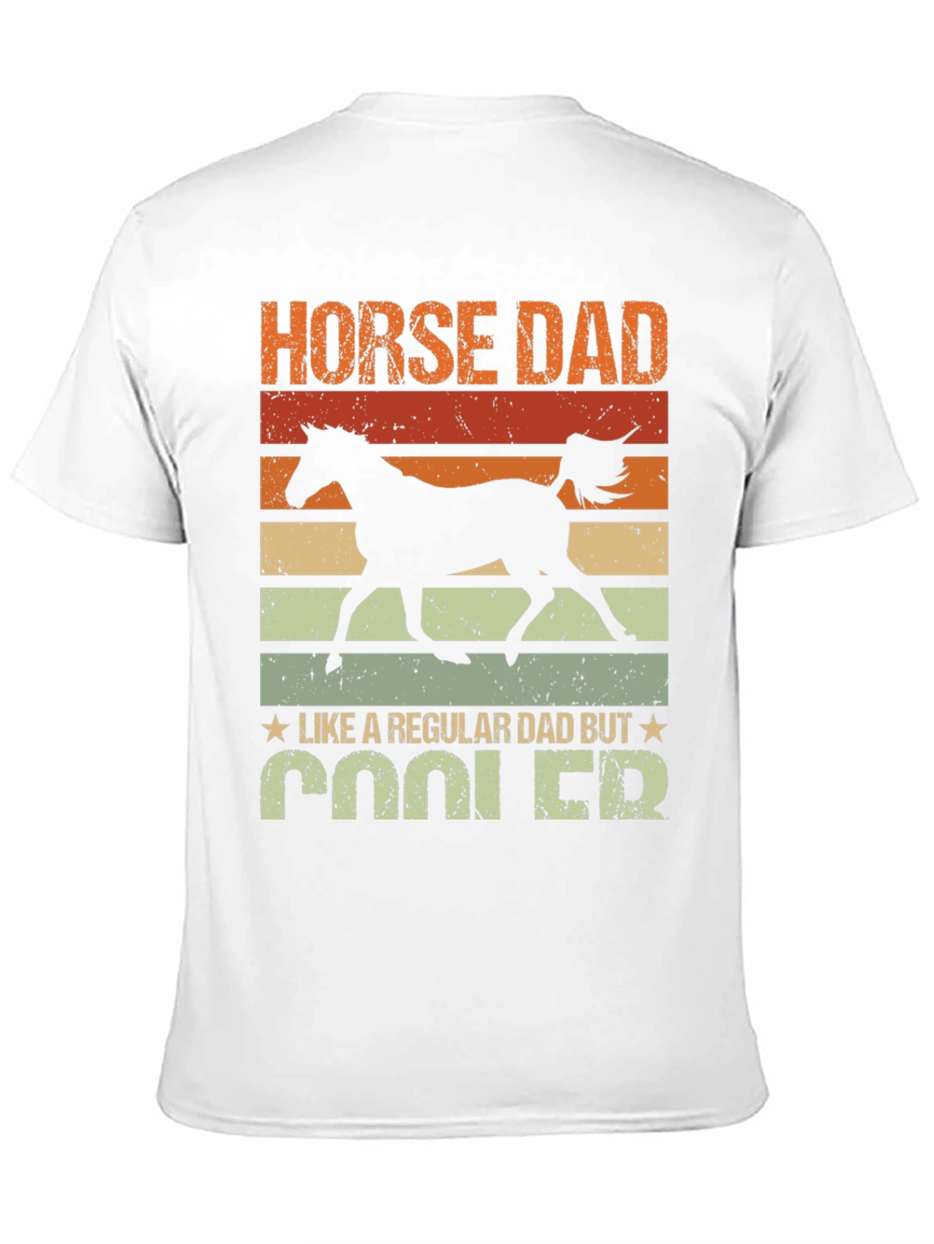Black Horse Dad T-Shirt - Regular Dad But Cooler view 11