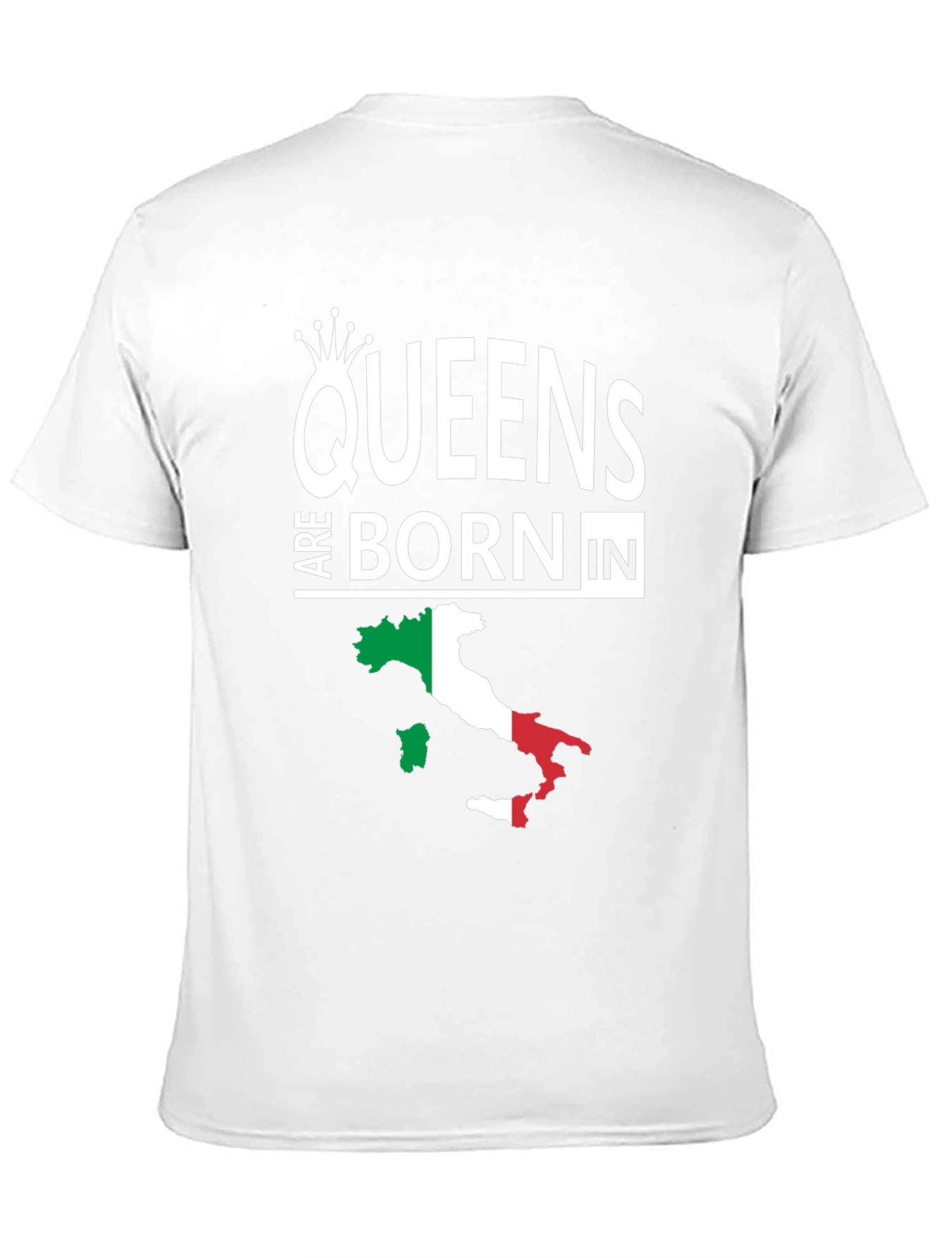 Black Queens Born in Italy T-Shirt view 11