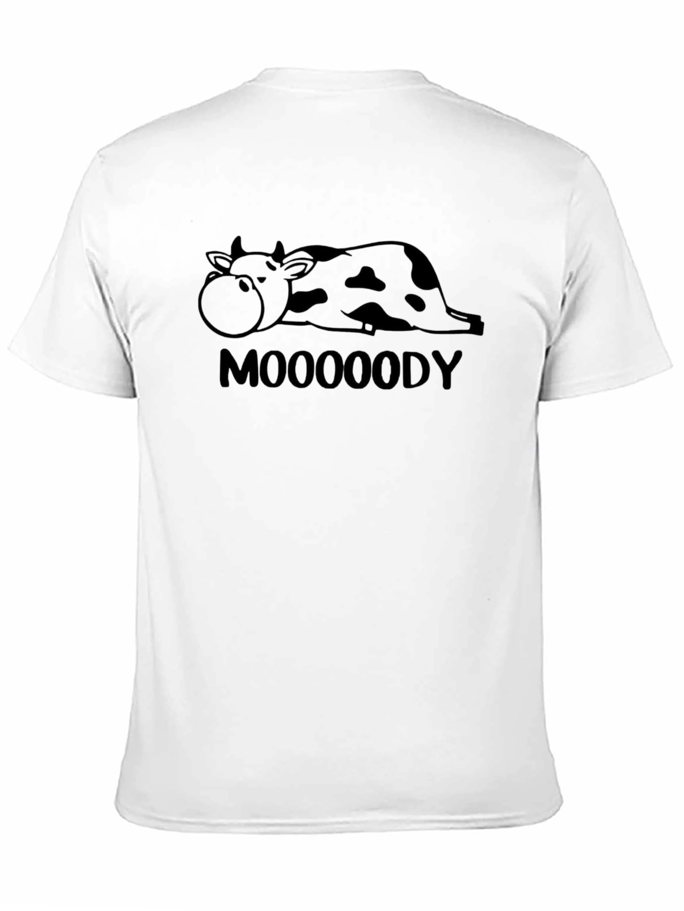 Black Mooooody Cow Graphic Tee - Relaxed Fit view 11