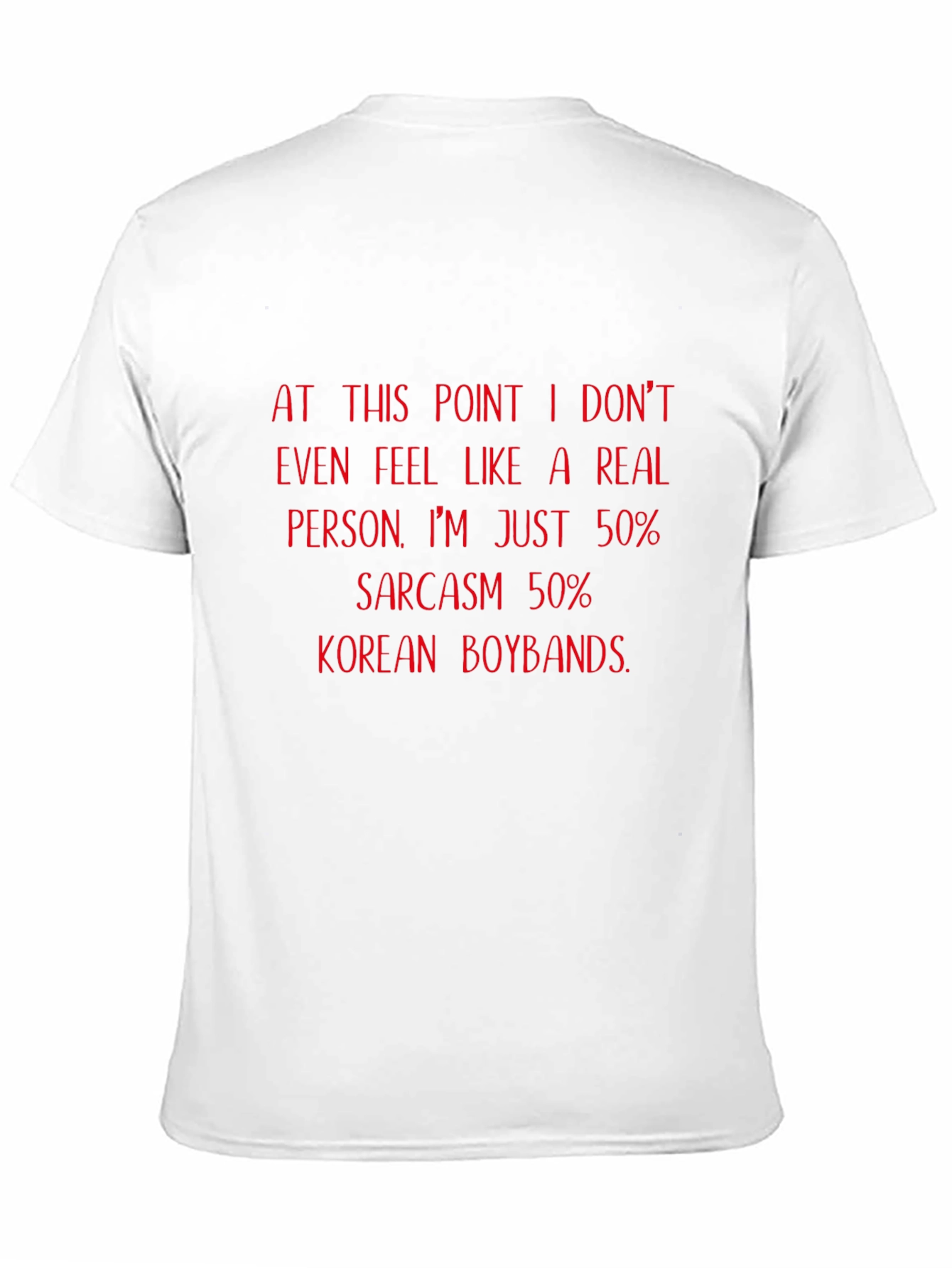 Black Sarcastic Korean Boyband Fan T-Shirt view 11