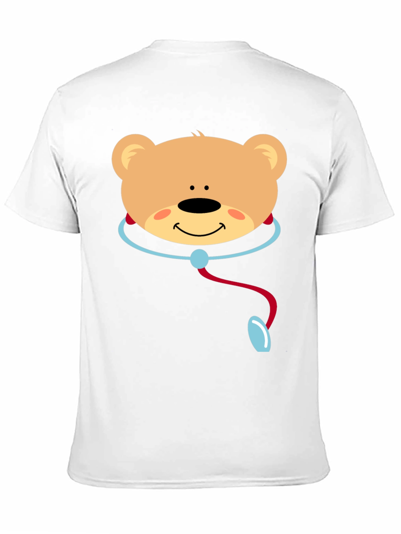 Black Doctor Teddy Bear Graphic T-Shirt view 11