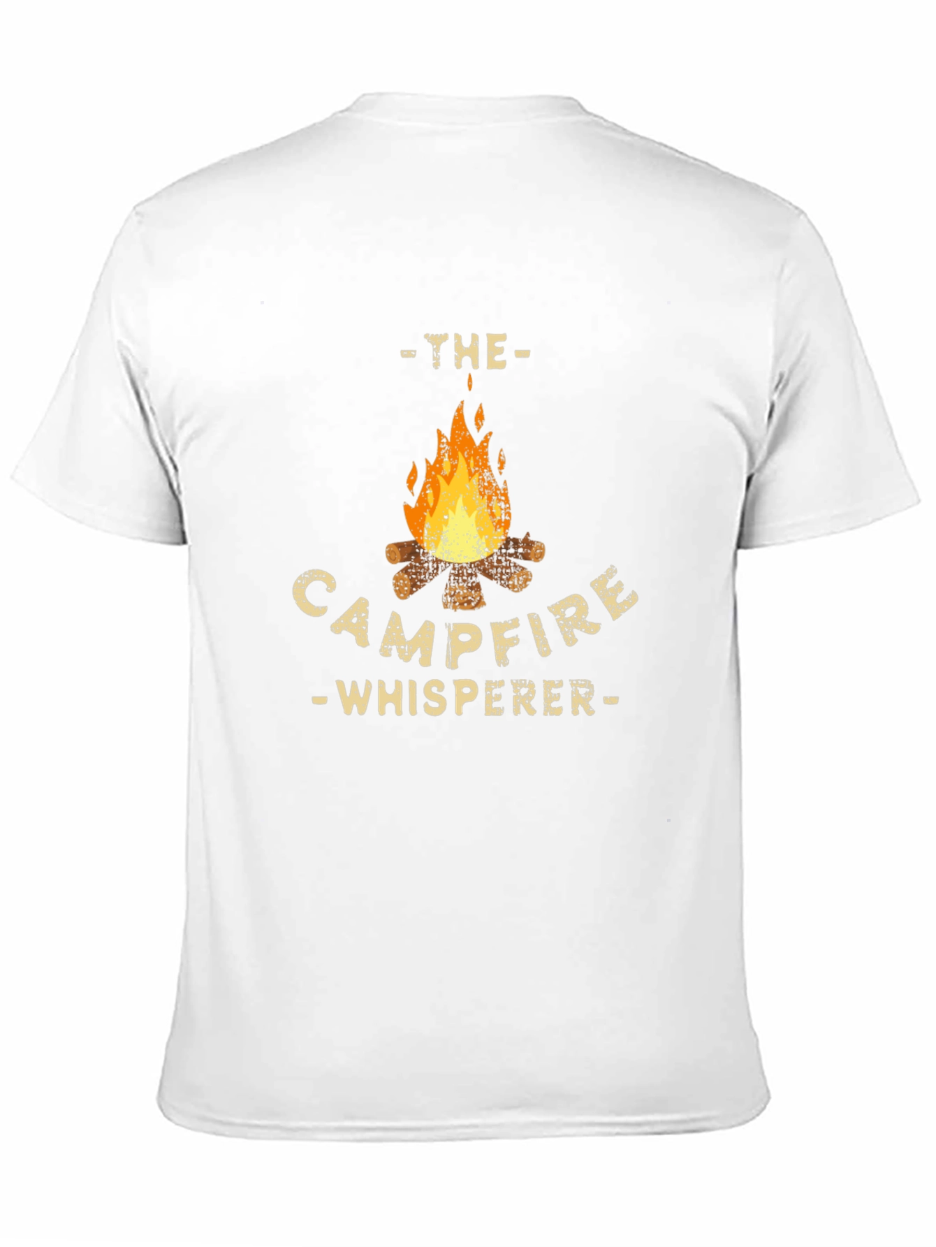 Black Campfire Whisperer Graphic Tee - Black Cotton T-Shirt view 11