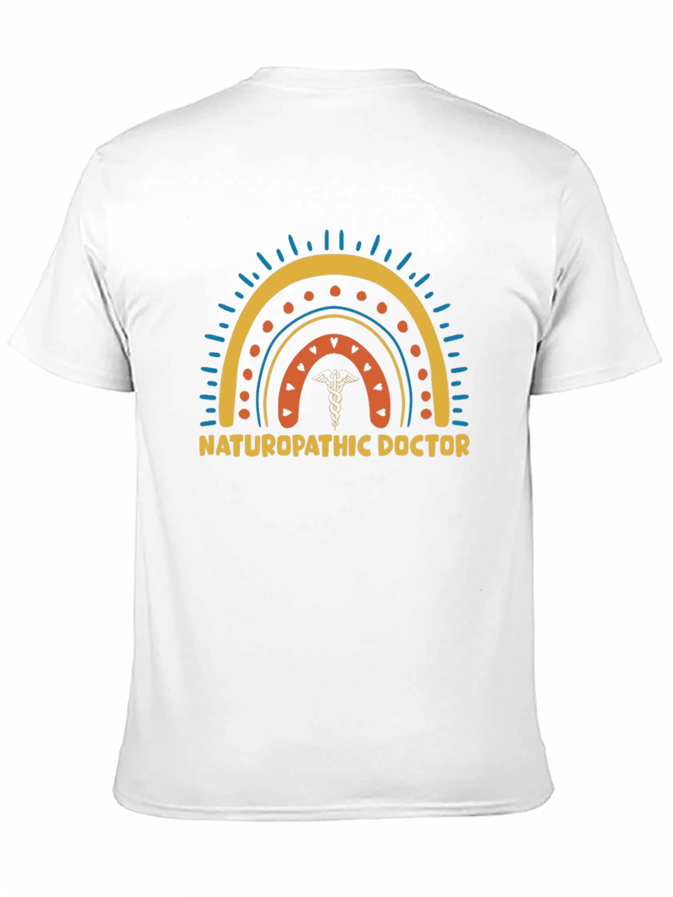 Black Naturopathic Doctor Graphic Tee - Black Cotton Blend Shirt view 11