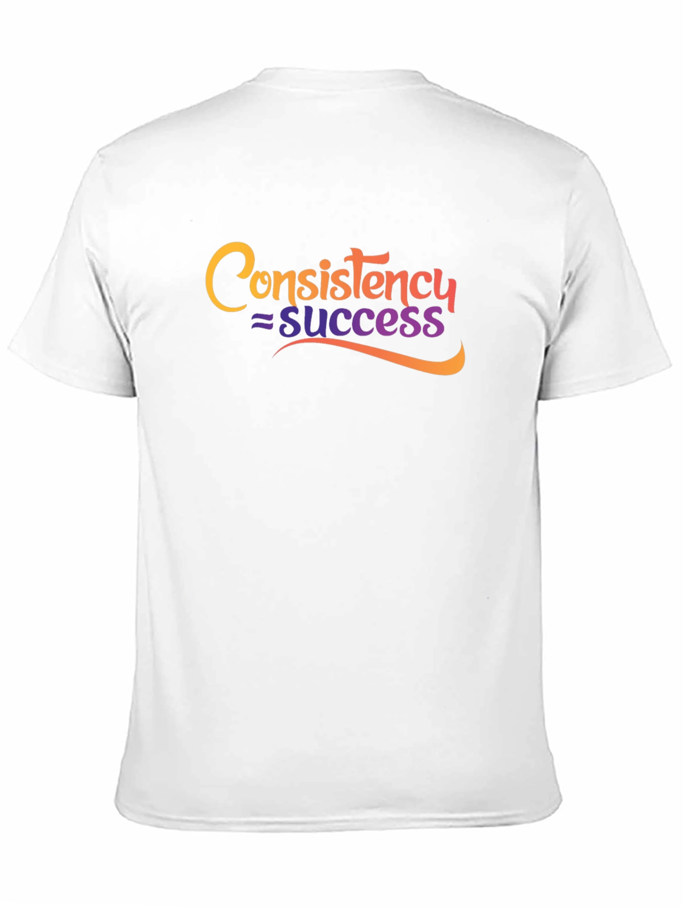 Black Consistency = Success Graphic T-Shirt view 11