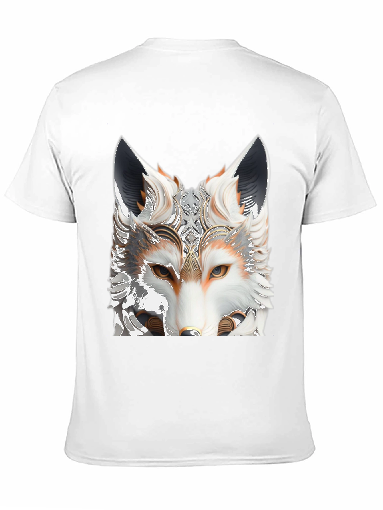Black Fox Head Graphic Tee view 11