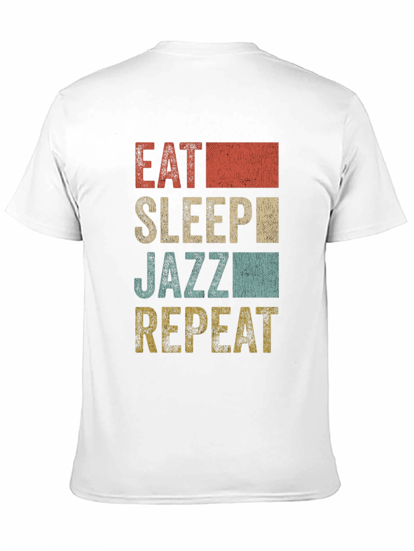 Black Eat Sleep Jazz Repeat T-Shirt view 11