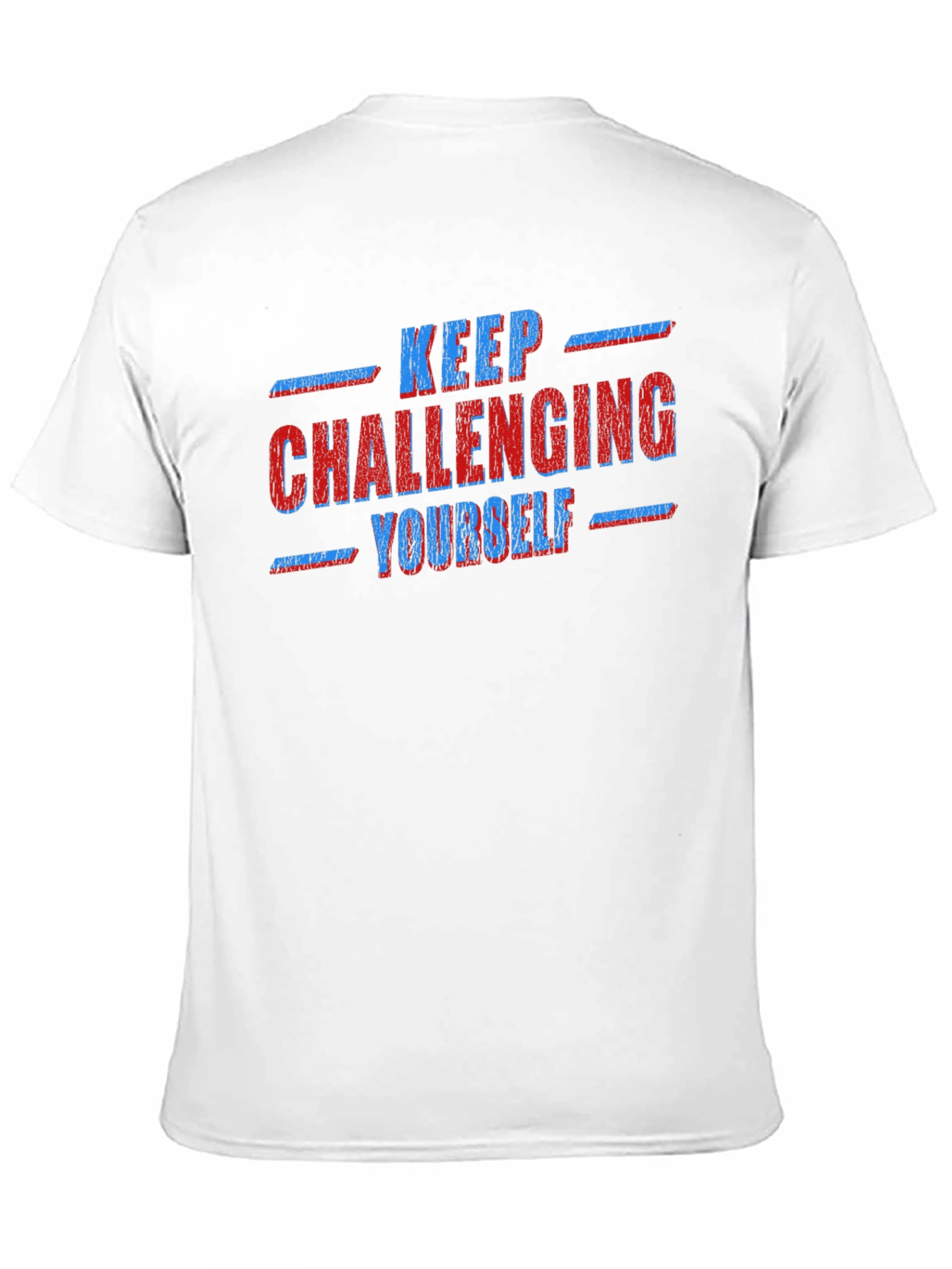 Black Keep Challenging Yourself Graphic Tee view 11